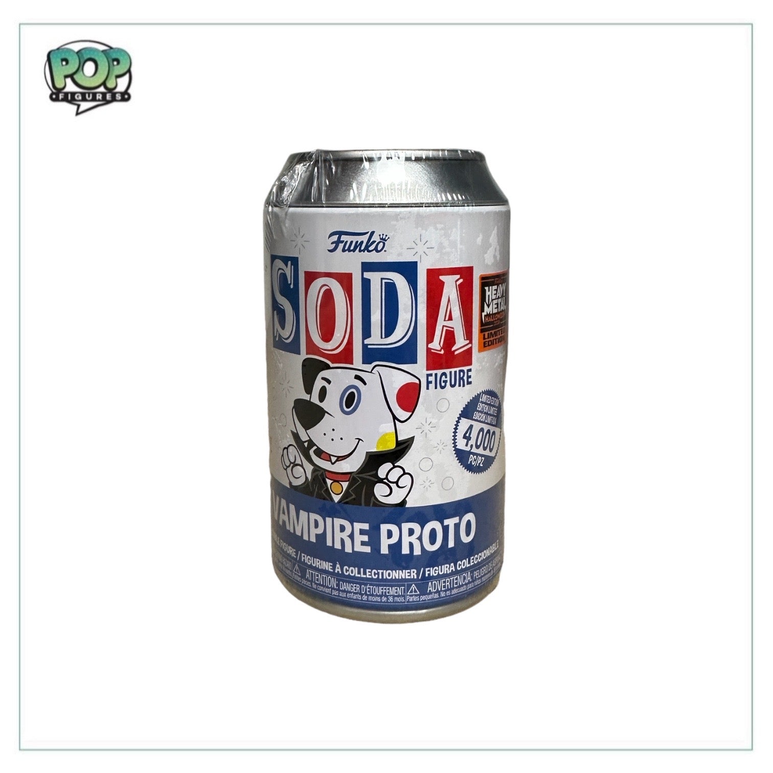 Vampire Proto (Flocked) Funko Soda Vinyl Figure! - Heavy Metal Halloween 2023 Exclusive LE4000 Pcs