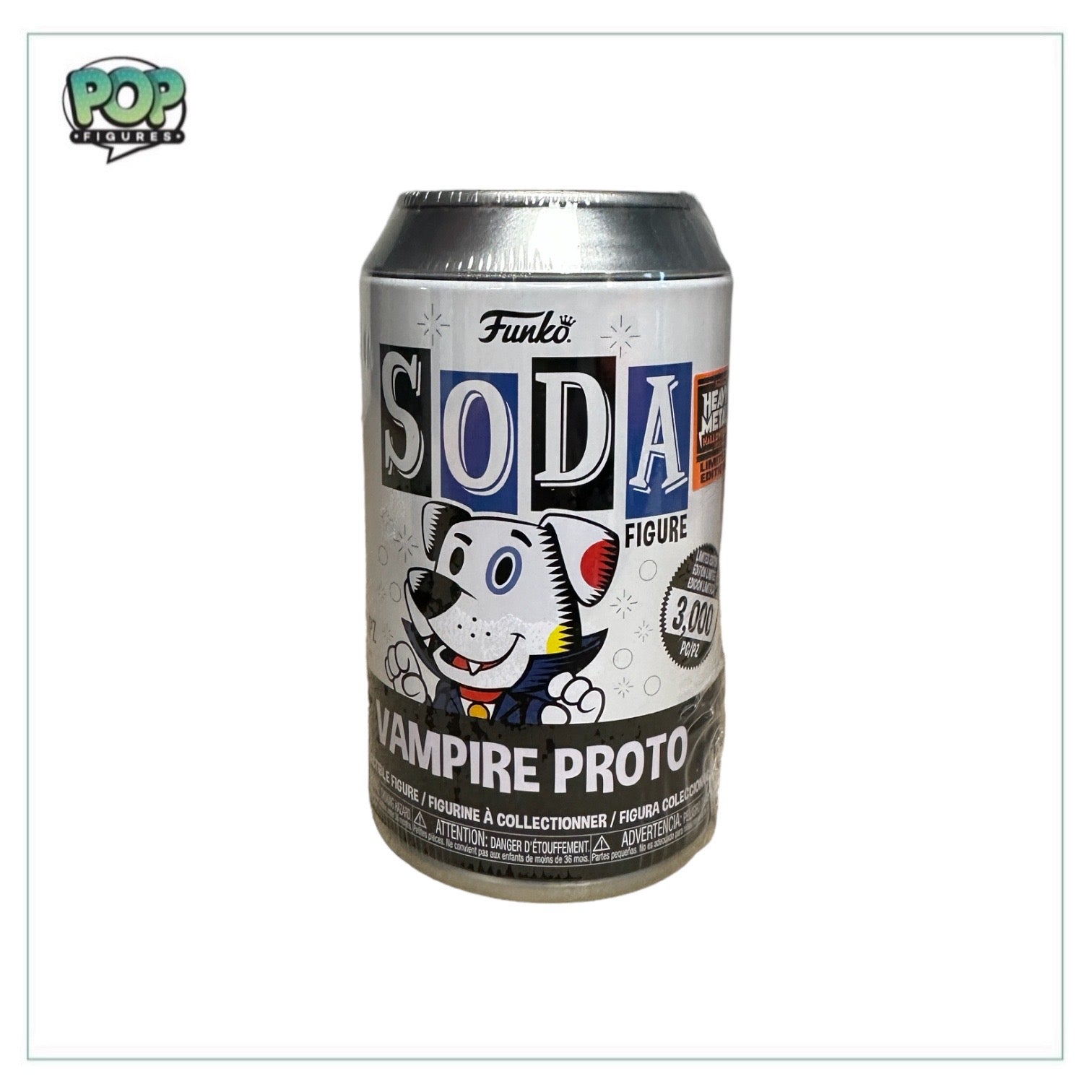 Vampire Proto (Retro Comic) Funko Soda Vinyl Figure! - Heavy Metal Halloween 2023 Exclusive LE3000 Pcs