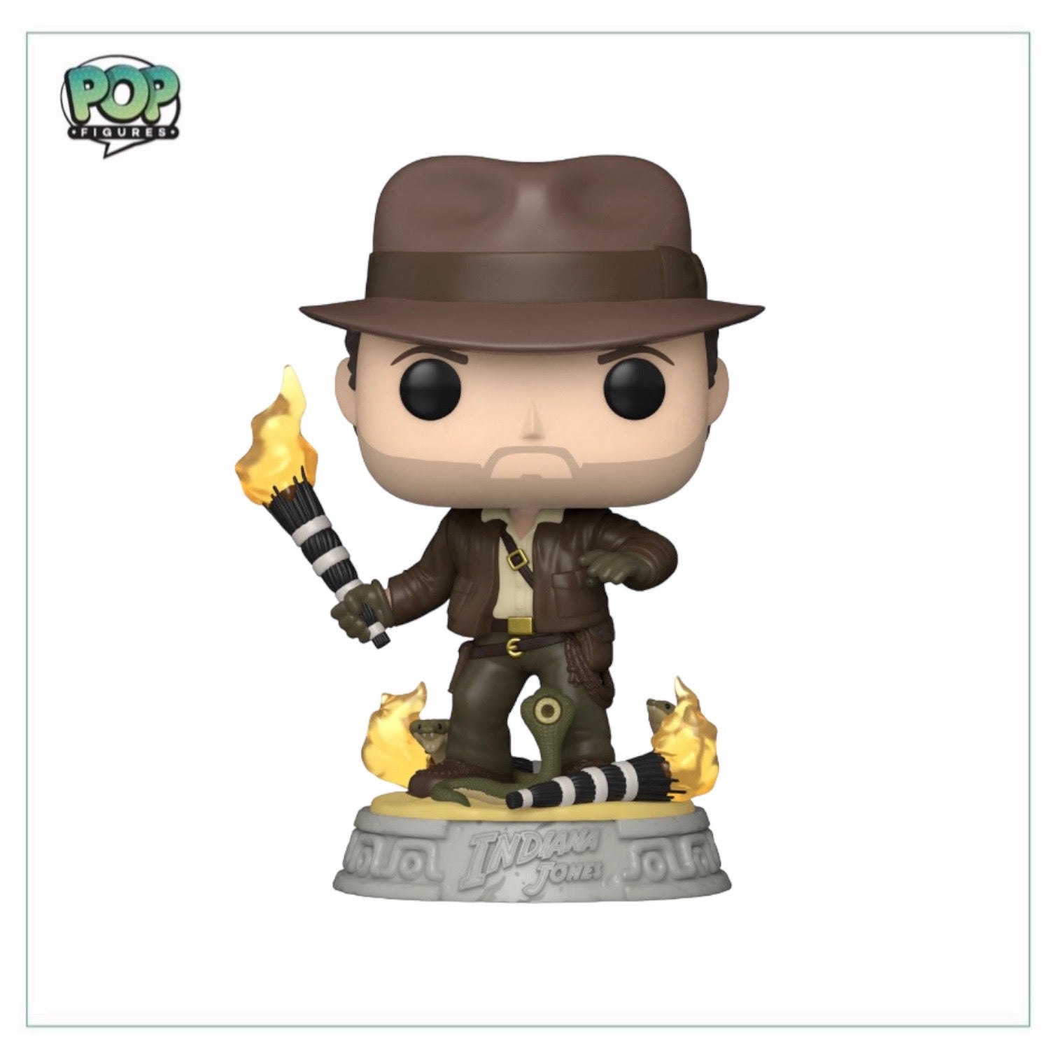 Indiana Jones #1401 (w/ Snakes) Funko Pop! - Indiana Jones - NYCC 2023 Shared Exclusive
