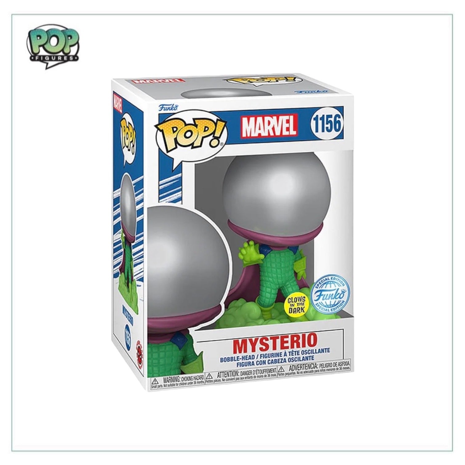 Mysterio #1156 (Glows in the Dark) Funko Pop! - Marvel - Special Edition