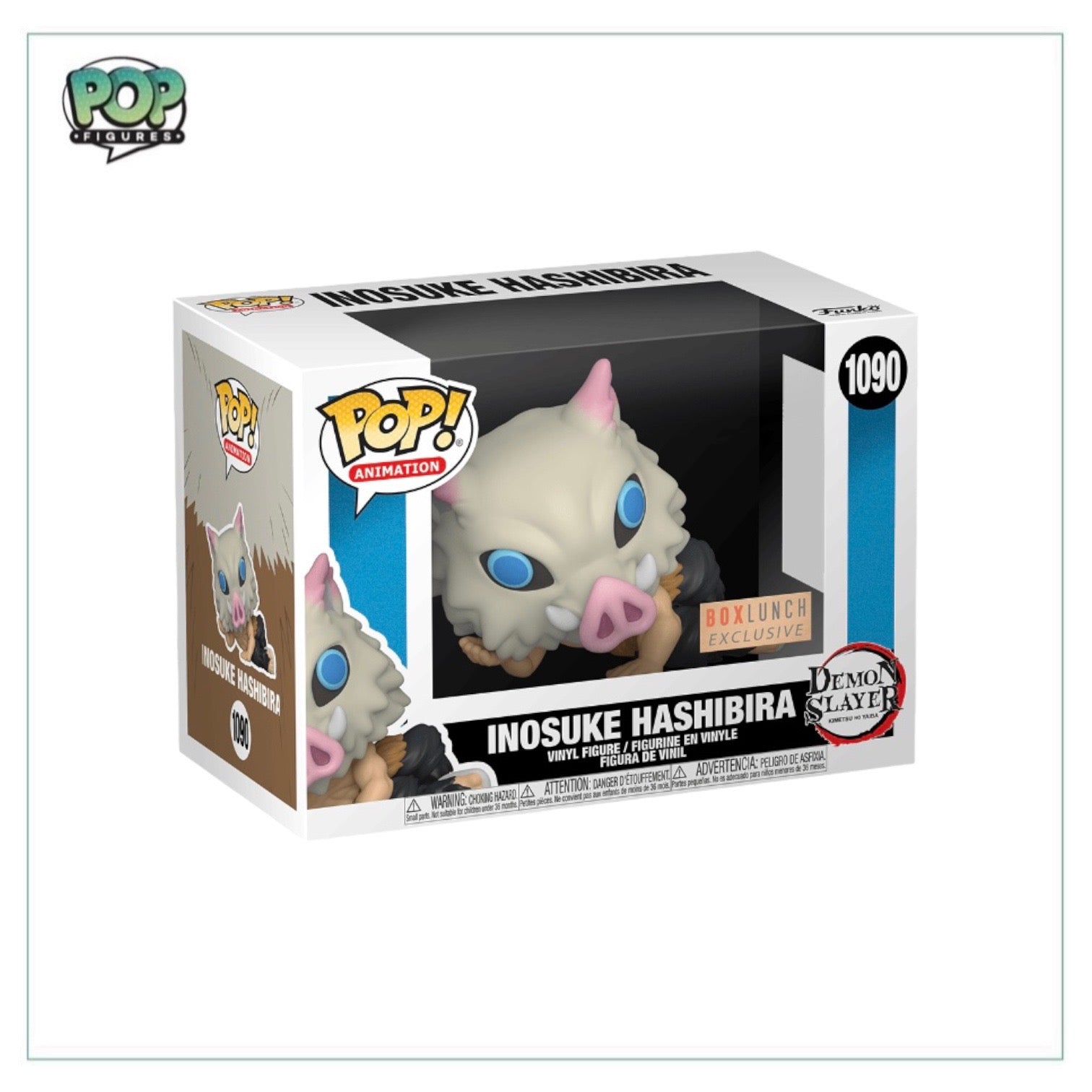 Inosuke Hashibira #1090 (Lounging) Funko Pop! - Demon Slayer - BoxLunch Exclusive