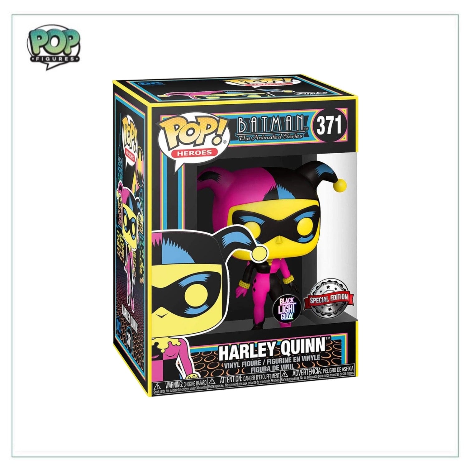 Harley Quinn #371 (Black Light) Funko Pop! - Batman: The Animated Series - Special Edition