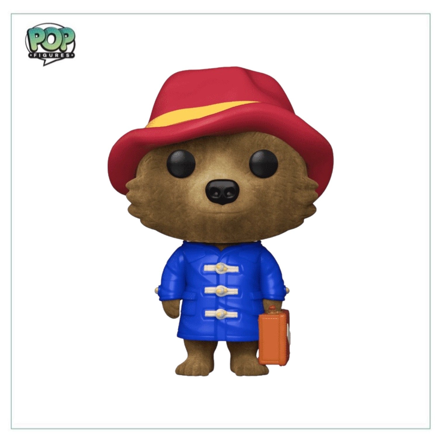Paddington with Suitcase #1435 (Flocked) Funko Pop! - Paddington - Amazon Exclusive