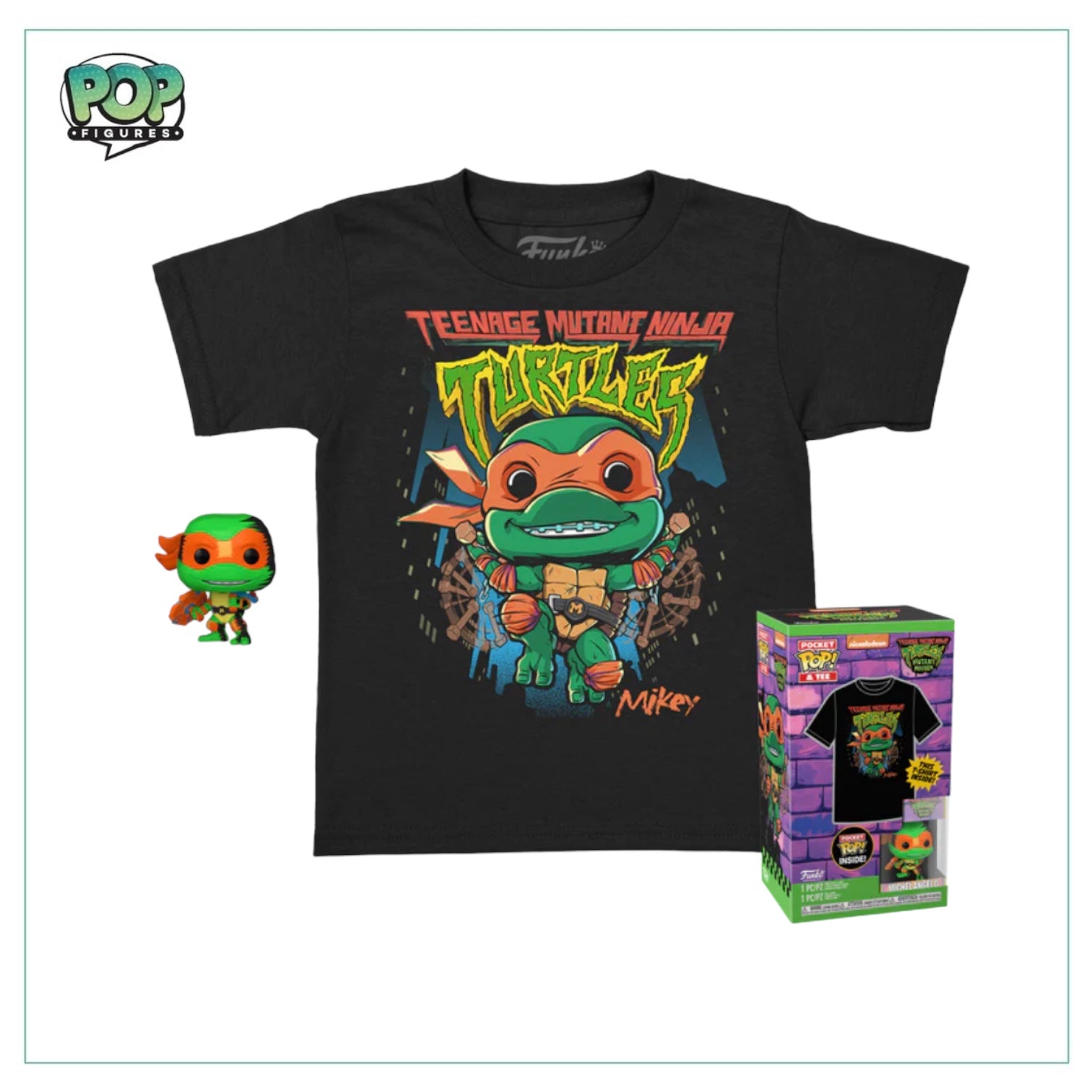 Pocket Pop and Tee  - Michaelangelo - Teenage Mutant Ninja Turtles