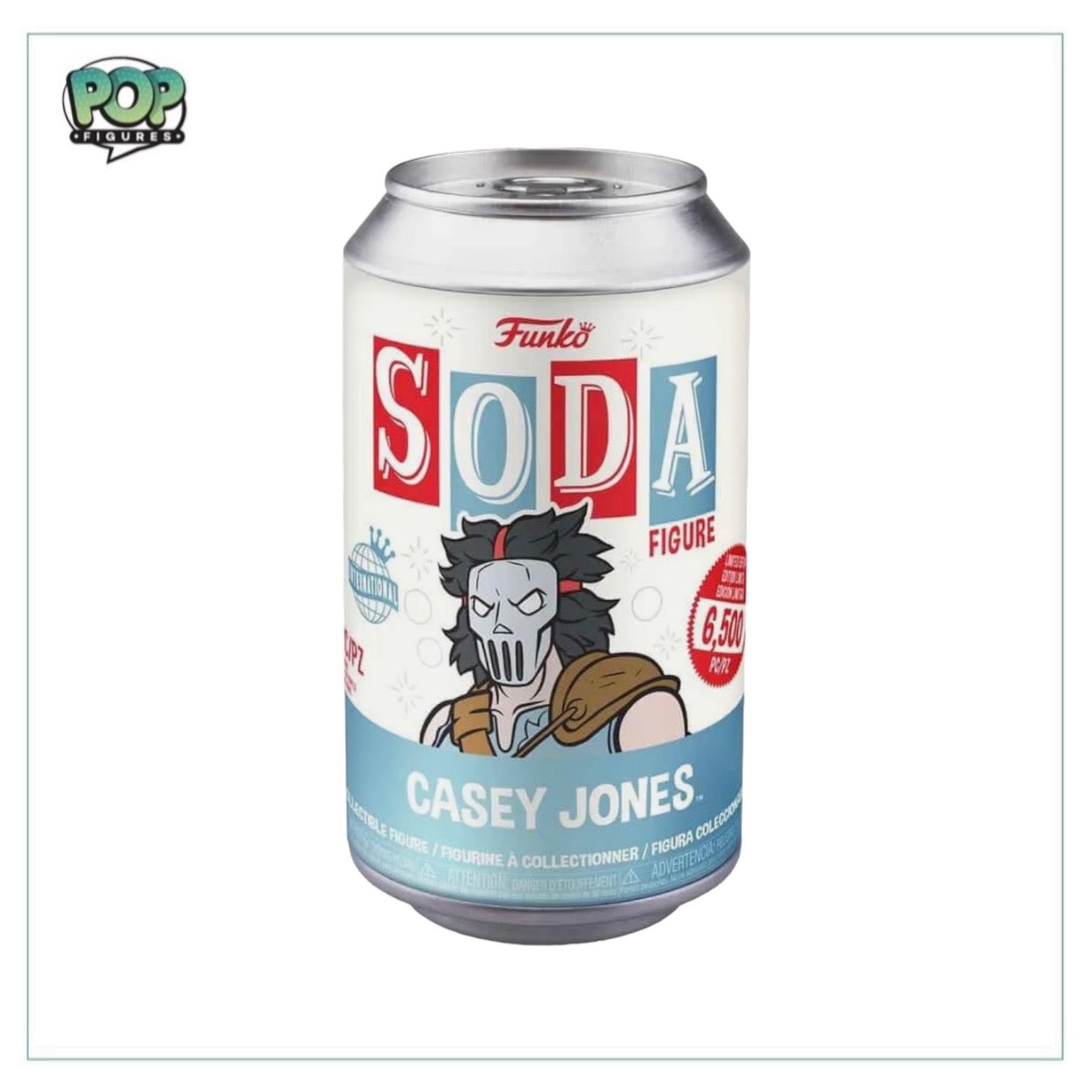 Casey Jones Funko Soda Vinyl Figure! - Teenage Mutant Ninja Turtles - International LE6500 Pcs - Chance of Chase