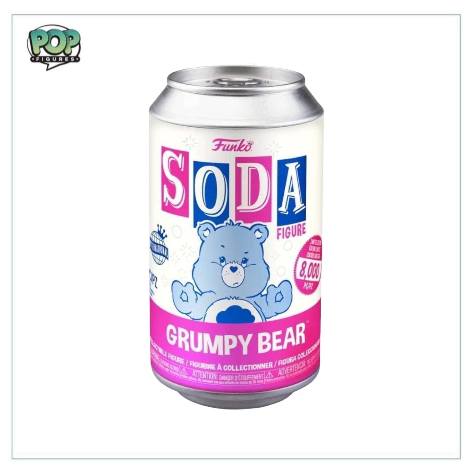 Grumpy Bear Funko Soda Vinyl Figure! - Care Bears - International LE8000 Pcs - Chance of Chase