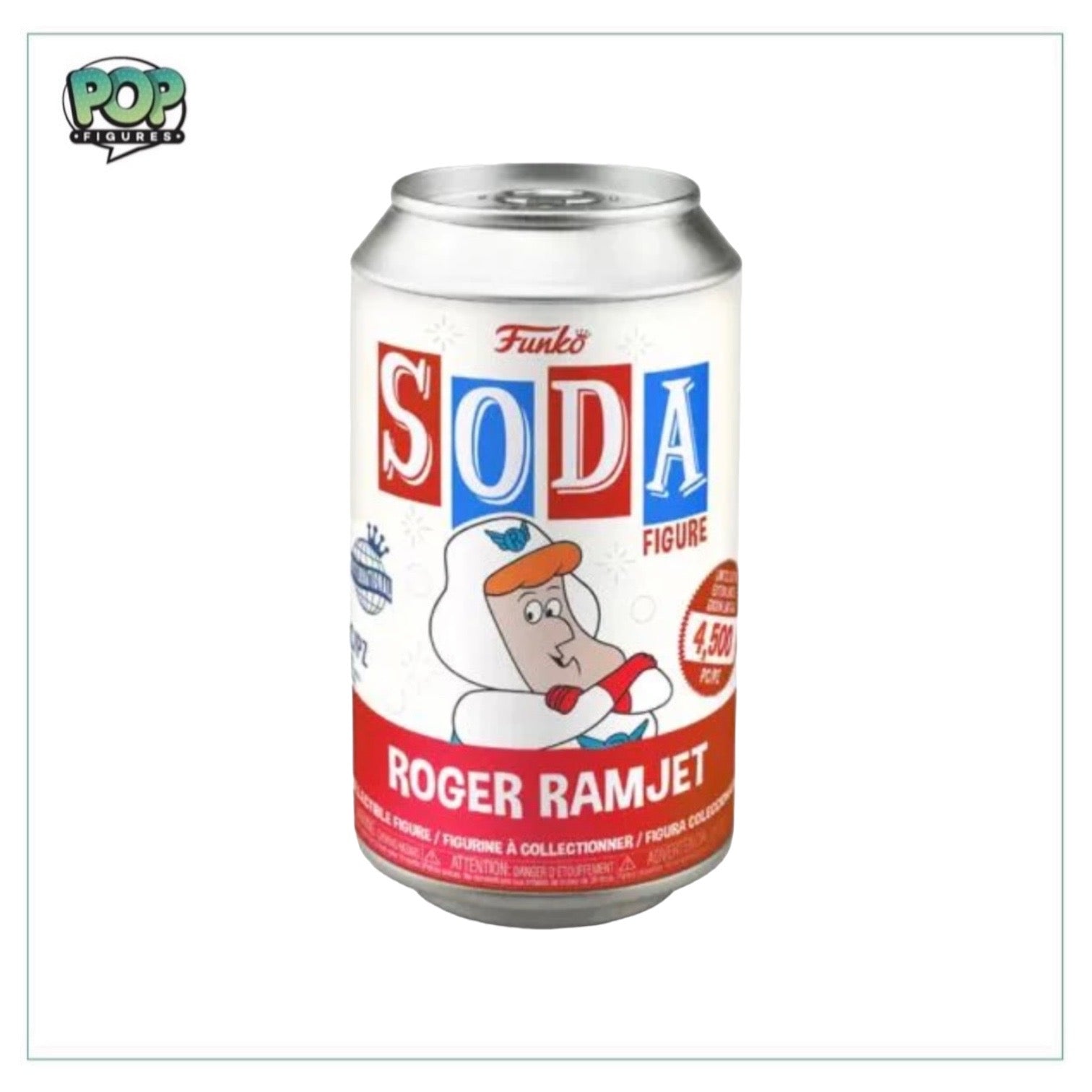 Roger Ramjet Funko Soda Vinyl Figure! - Roger Ramjet - International LE4500 Pcs - Chance of Chase