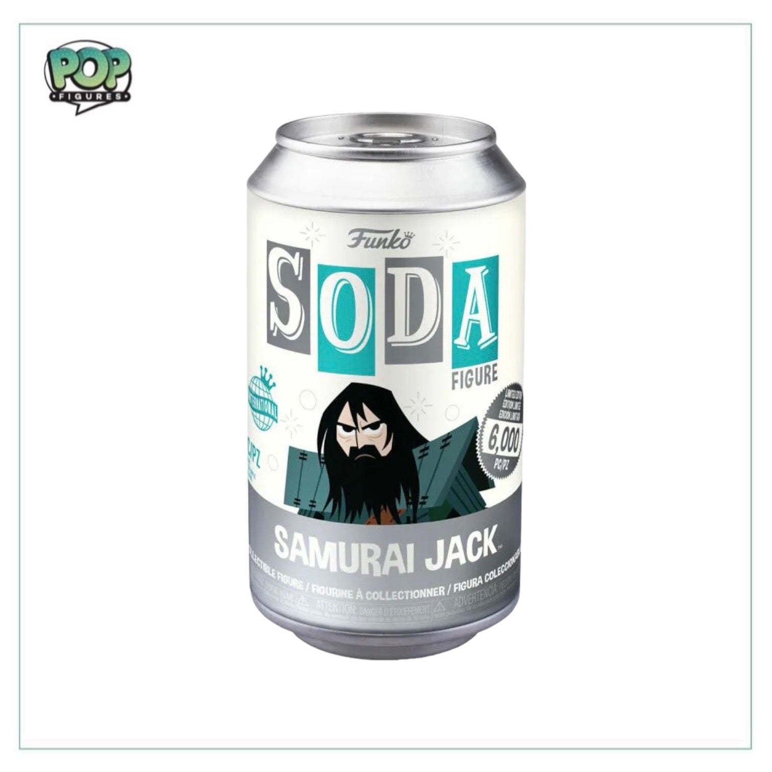 Samurai Jack Funko Soda Vinyl Figure! - Samurai Jack - International LE6000 Pcs - Chance of Chase