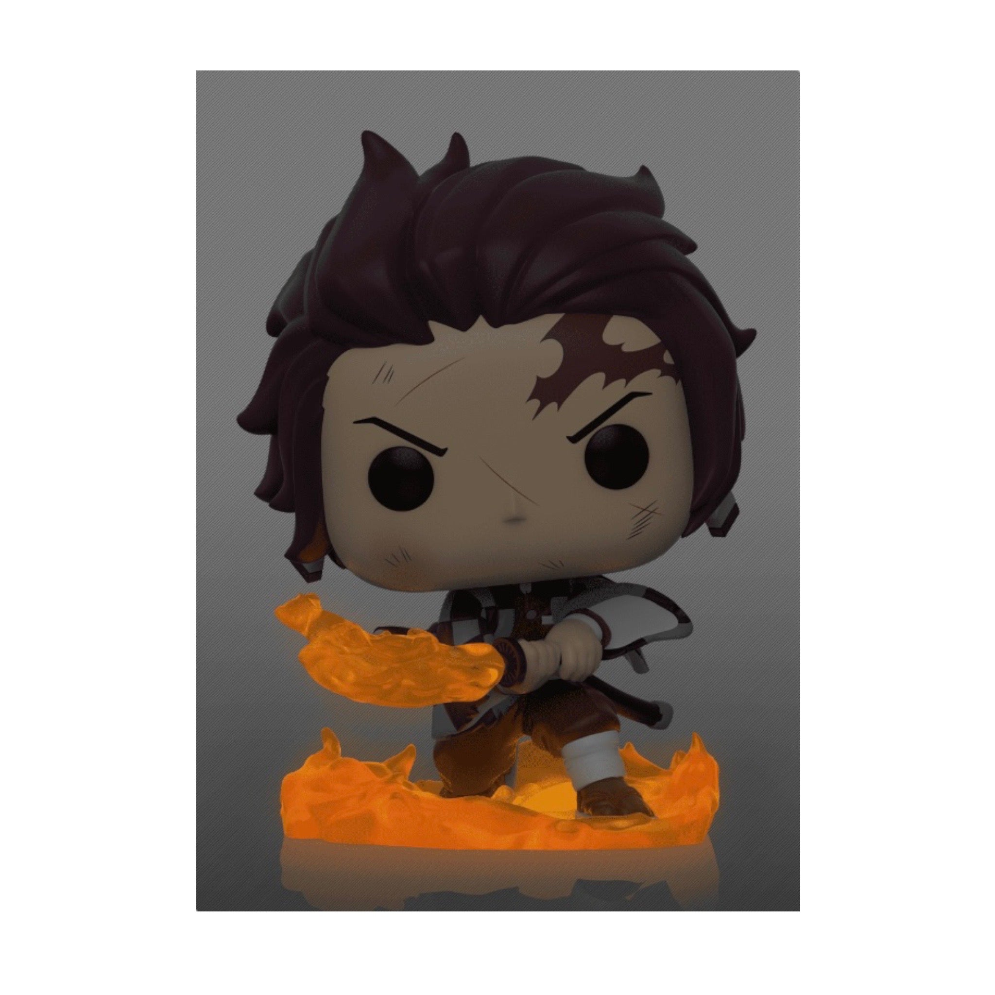 Tanjiro Kamado (Hinokami Kagura Dance) #874 (Glow Chase) Funko Pop! - Demon Slayer - Special Edition