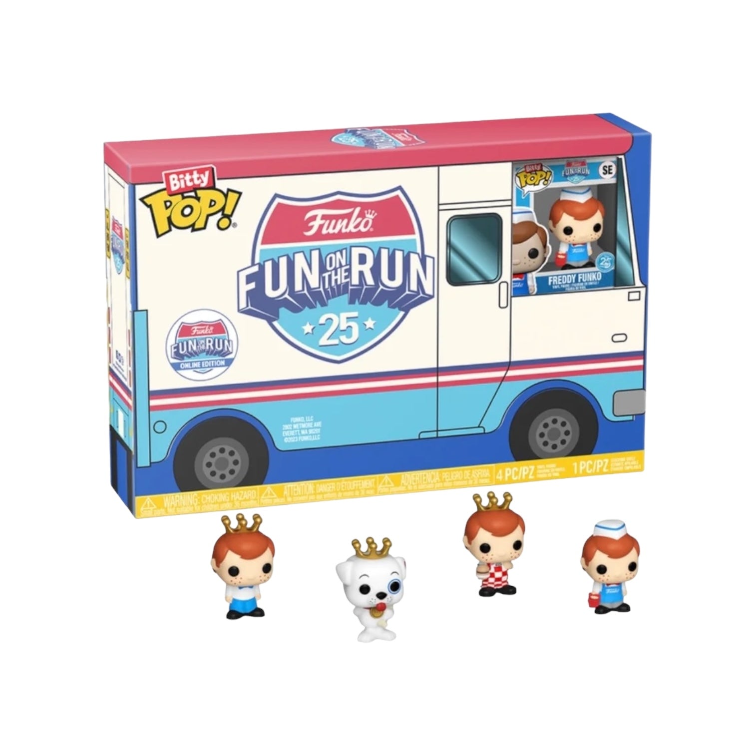 Freddy Funko Fun on the Run 4 Pack Bitty Funko POP! - Fun on the Run Online Exclusive