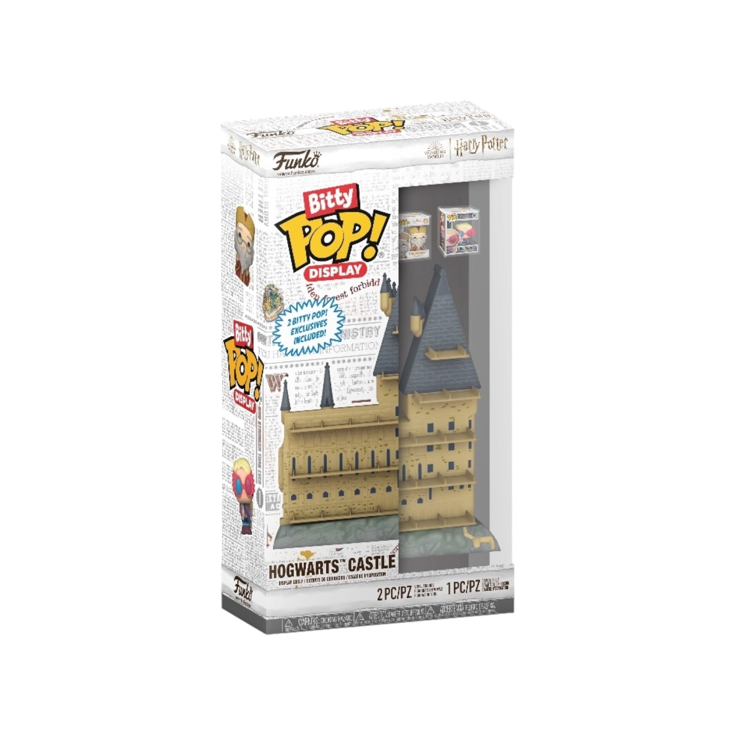 Hogwarts Castle Funko Bitty Pop Display - Harry Potter - Damaged Packaging