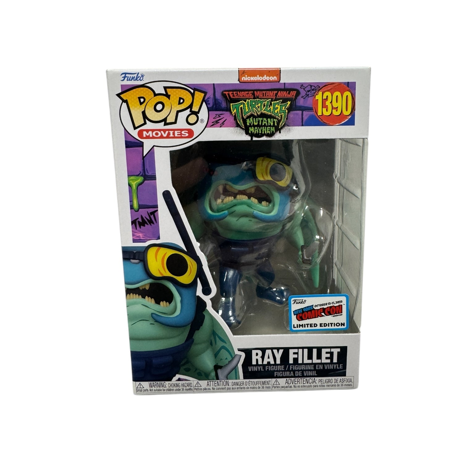 Ray Fillet #1390 Funko Pop! - Teenage Mutant Ninja Turtles Mutant Mayhem - NYCC 2023 Official Exclusive