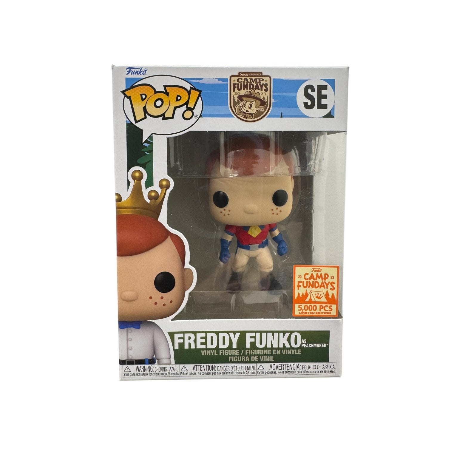 Freddy Funko as Peacemaker Funko Pop! - The Suicide Squad - Camp Fundays 2023 Online Edition LE5000 Pcs