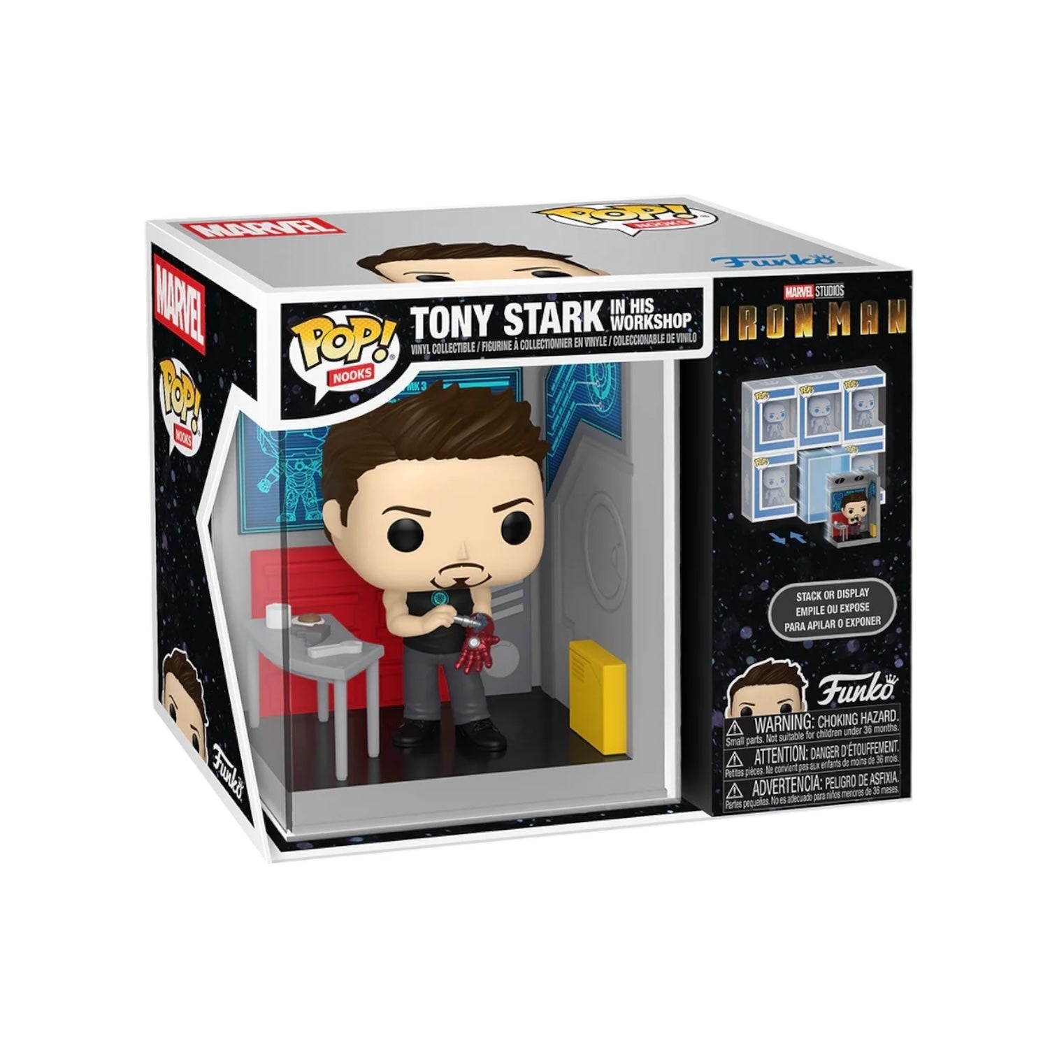 Tony Stark In Workshop Funko Nooks Pop! - Iron Man - Marvel - Coming Soon