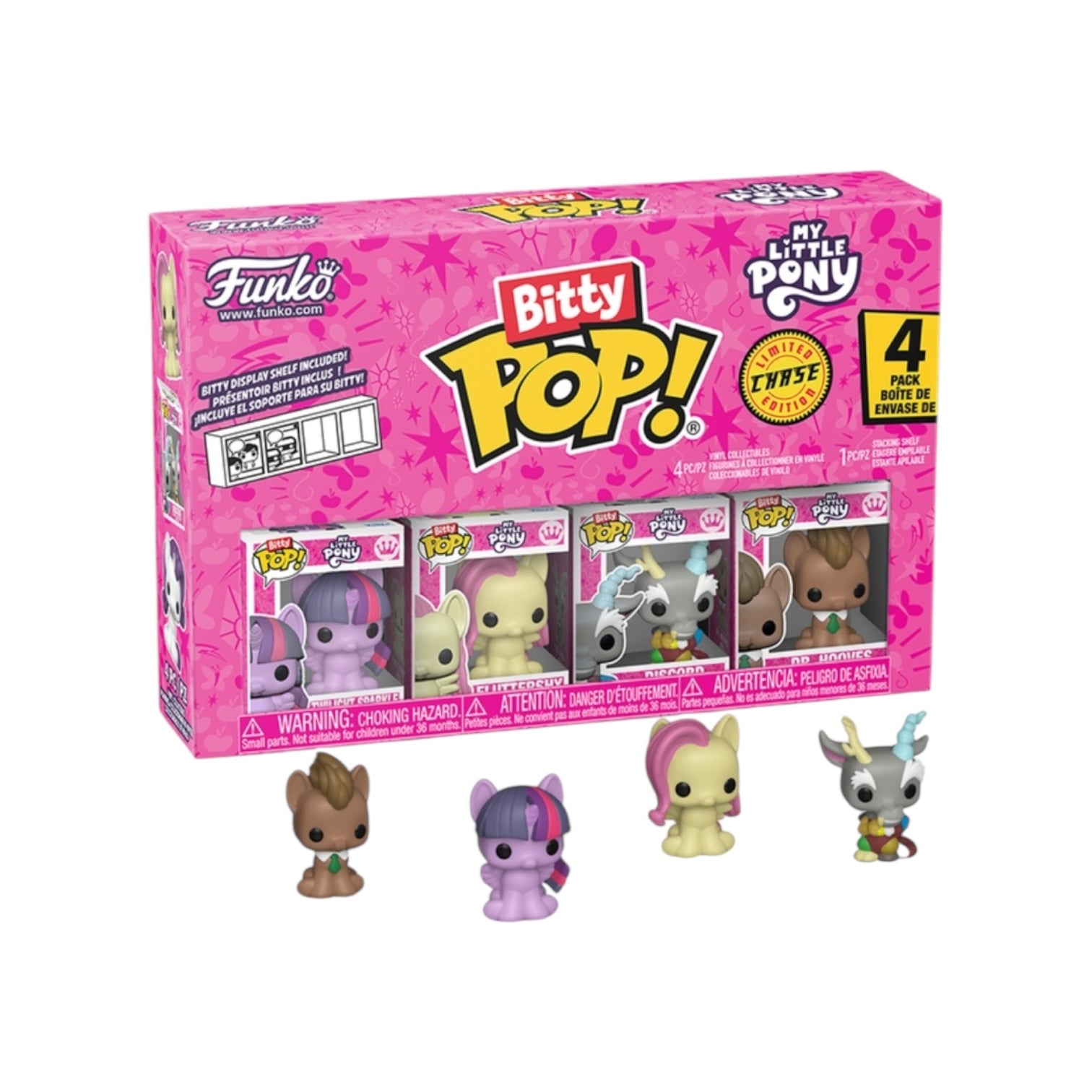 Twilight Sparkle Funko 4 Pack Bitty Pop - My Little Pony - Chance of Chase - PREORDER