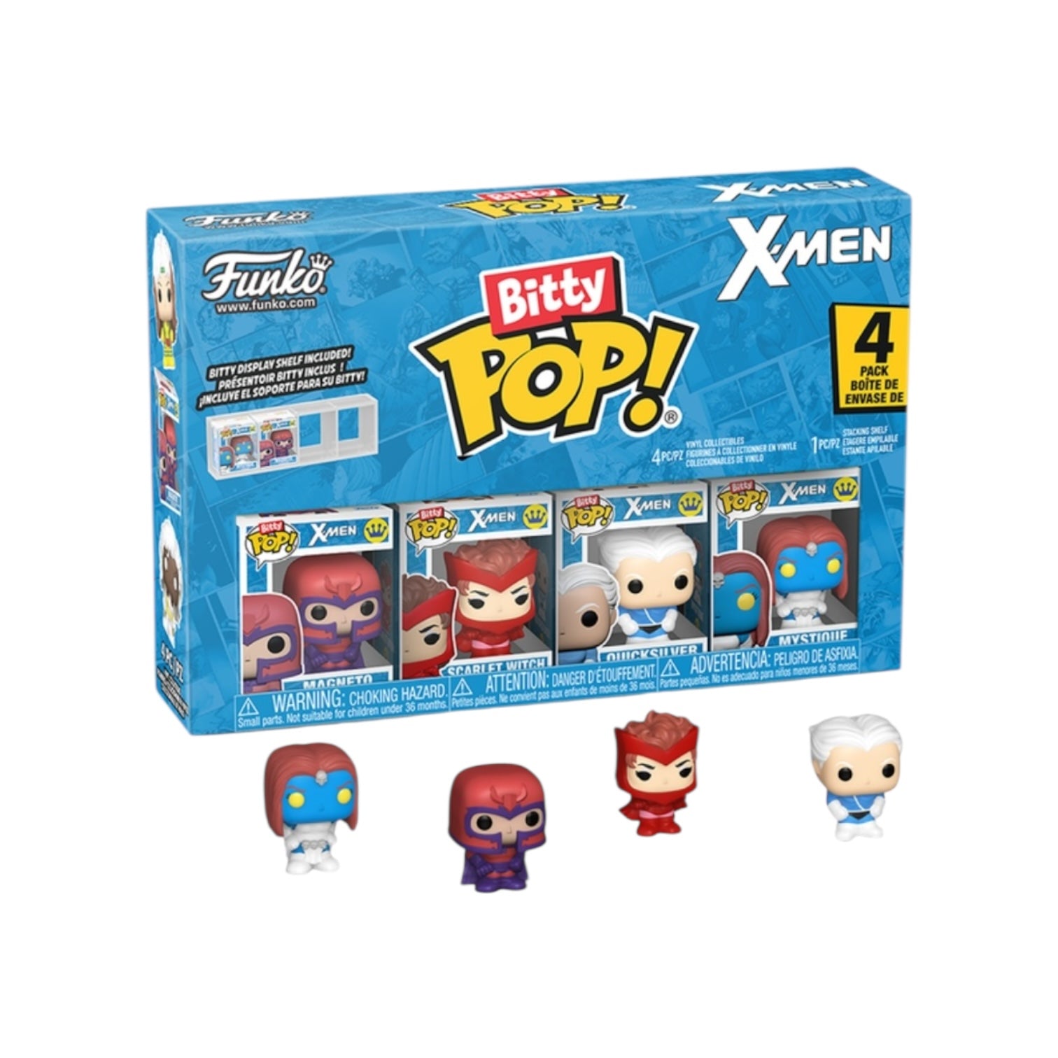 Magneto Funko 4 Pack Bitty Pop - X-Men - Chance of Chase - PREORDER