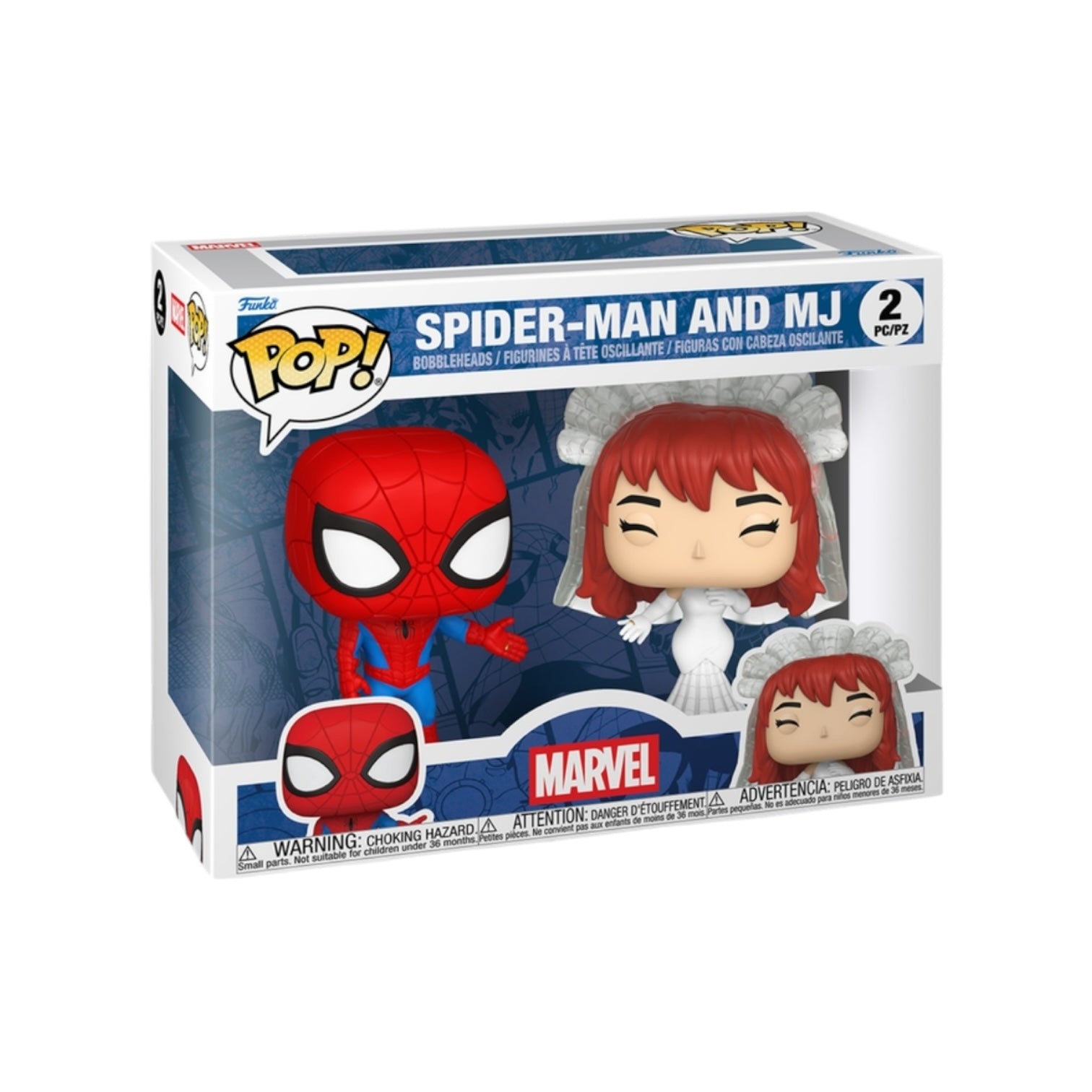 Spider-Man & MJ 2 Pack Funko Pop! - Marvel - PREORDER