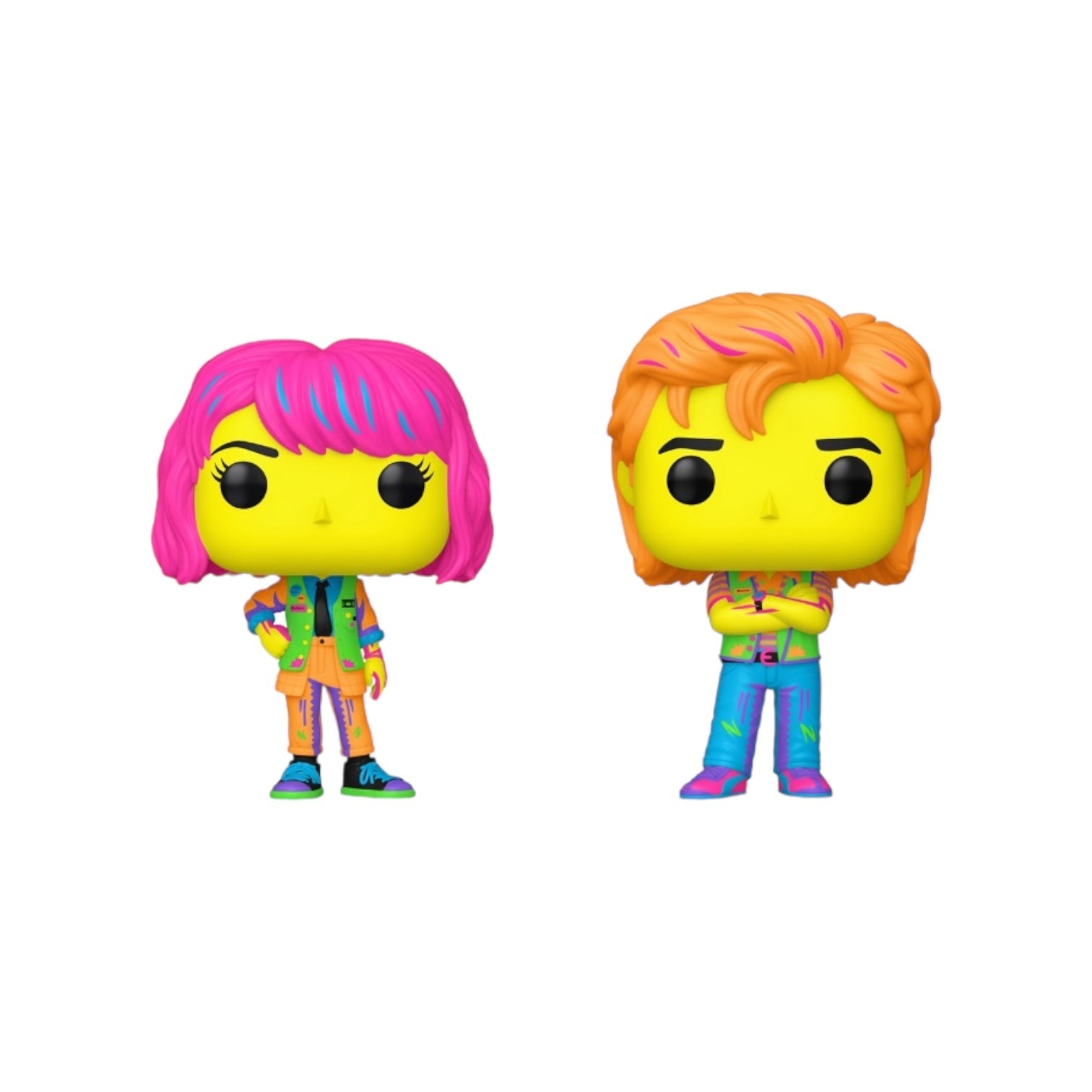 Robin & Steve (Blacklight) 2 Pack Funko Pop! - Stranger Things - Pop Figures Exclusive