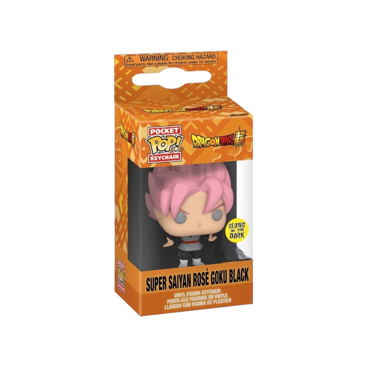 Super Saiyan Rosé Goku Black (glow in the dark ) Pocket Pop Keychain - DragonballZ