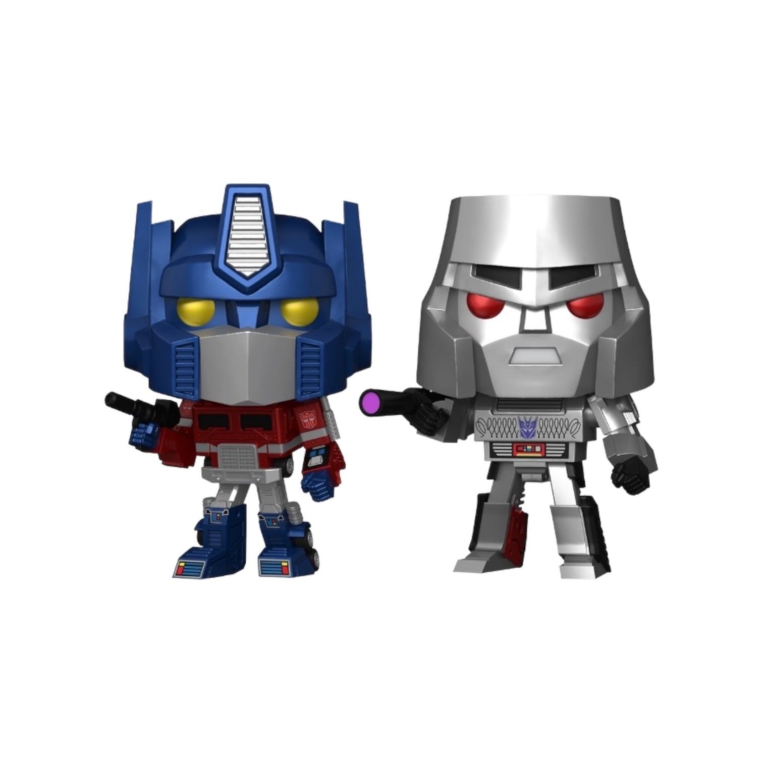 Optimus Prime & Megatron (Metallic)2 pack Funko Pop - Transformers - 40th Years Anniversary