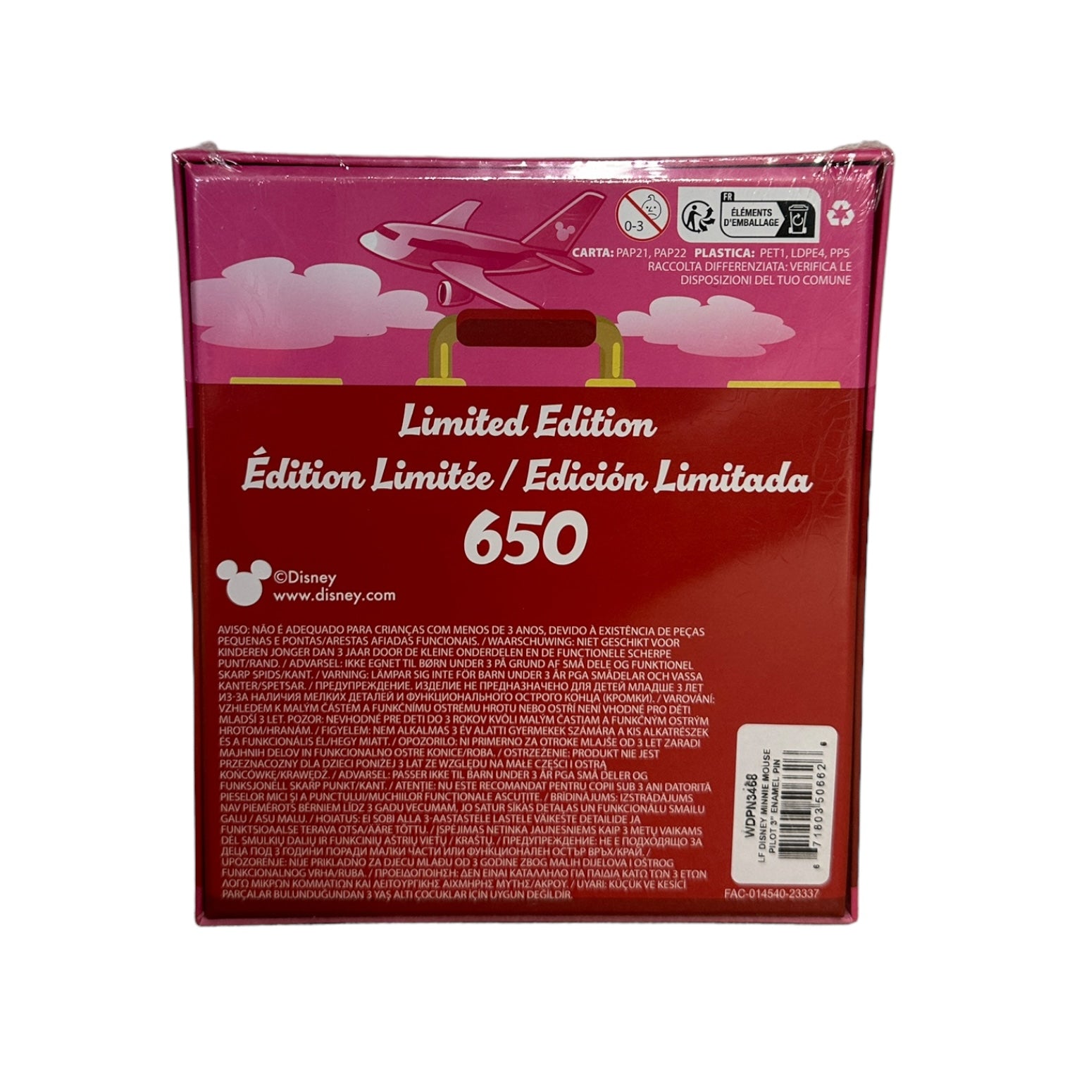 Minnie Mouse Glitter Loungefly Enamel Pin! - Disney - C2E2 2024 Exclusive LE650 Pcs