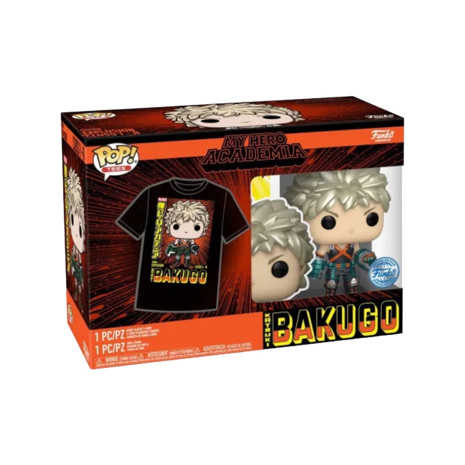 POP! & Tee: My Hero Academia - Katsuki Bakugo (Metallic)