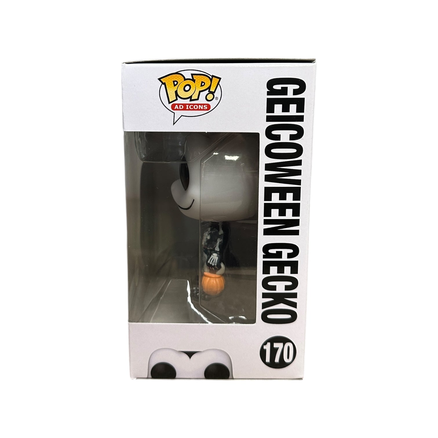 Geicoween Gecko #170 (Glows in the Dark) Funko Pop! - Ad Icons - Geico Exclusive - Condition 8/10