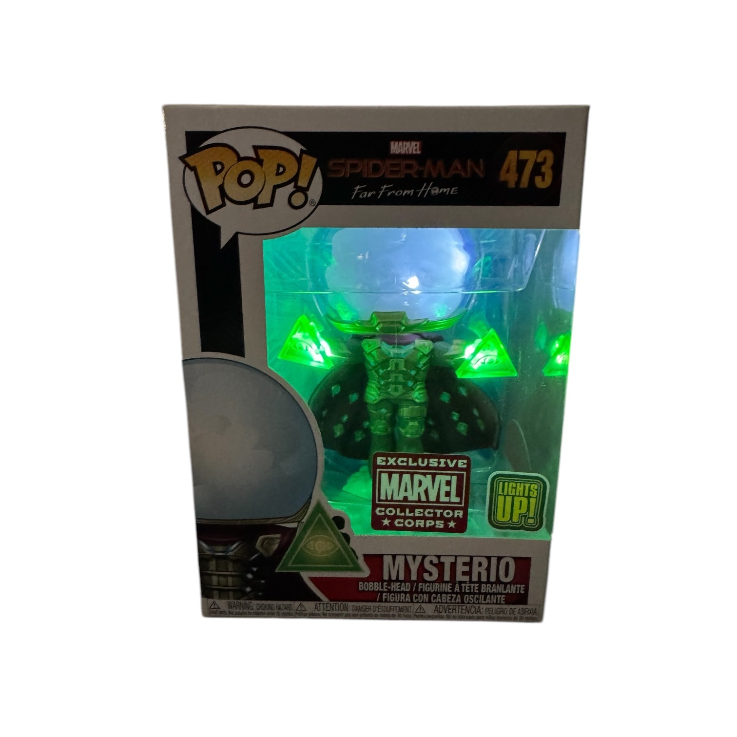 Mysterio (Lights Up) #473 Funko Pop! - Spider-Man Far From Home - Marvel Collectors Corps