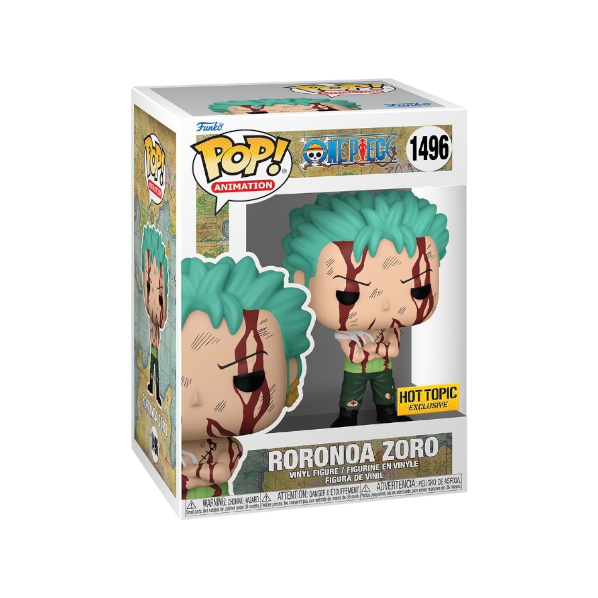 Roronoa Zoro (Nothing Happened) #1496 Funko Pop! - One Piece - Hot Topic Exclusive