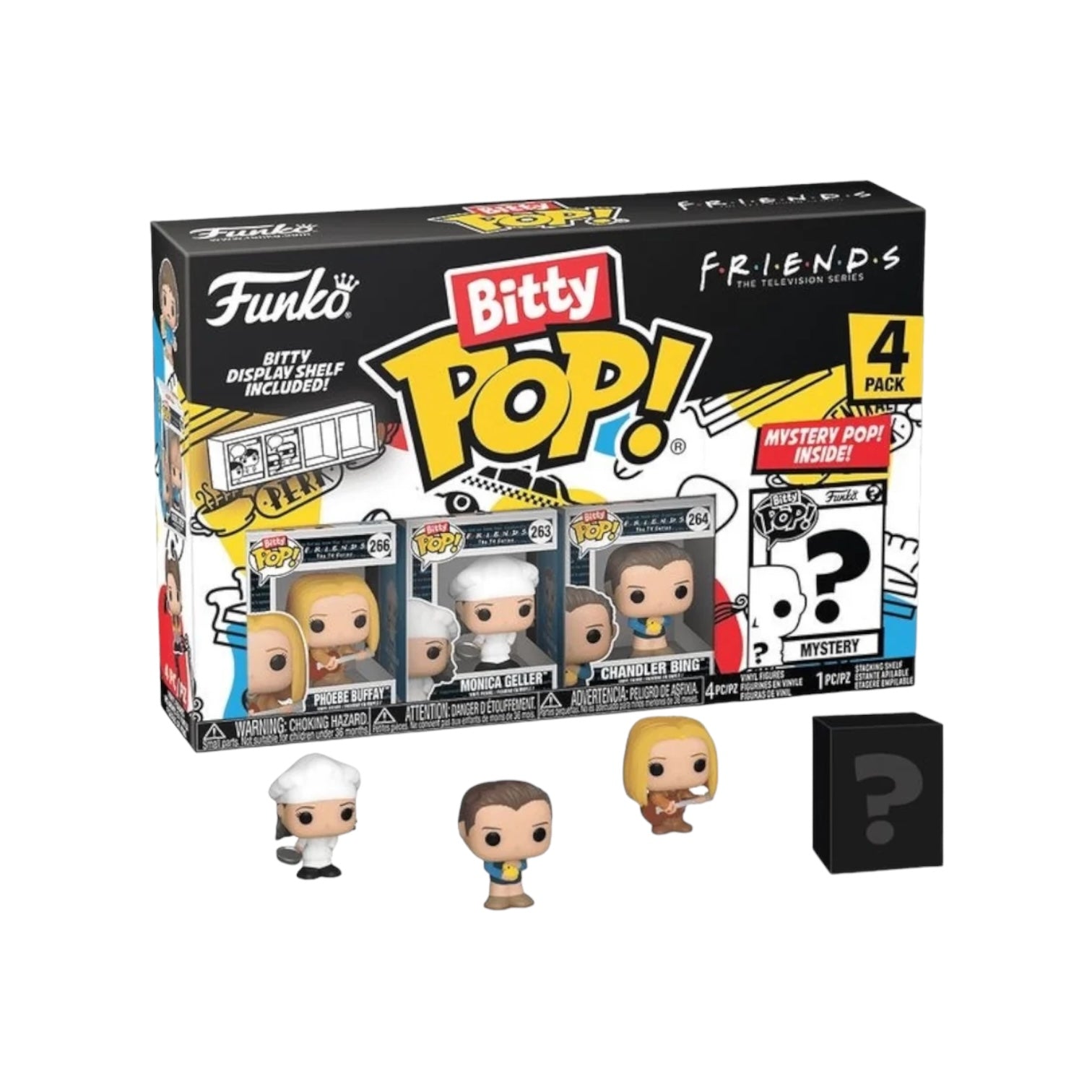 Phoebe Buffay 4 Pack Bitty Funko POP! - Friends - Chance Of Chase