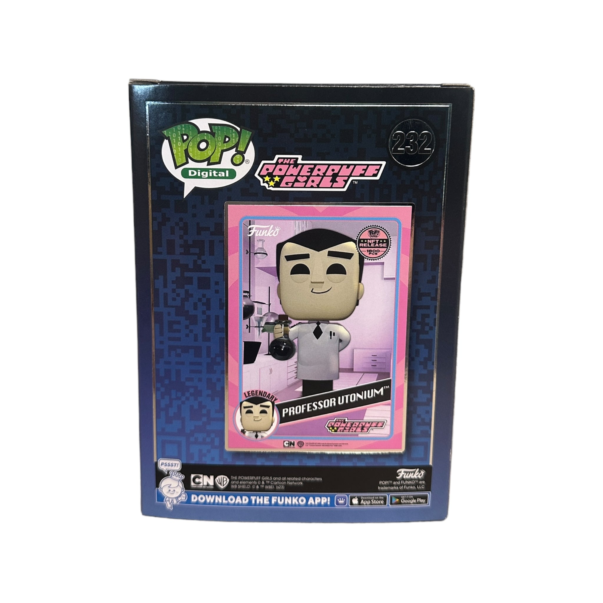 Professor Utonium #232 Funko Pop! - The Powerpuff Girls - NFT Release Exclusive LE1800 Pcs - Condition 9.5/10