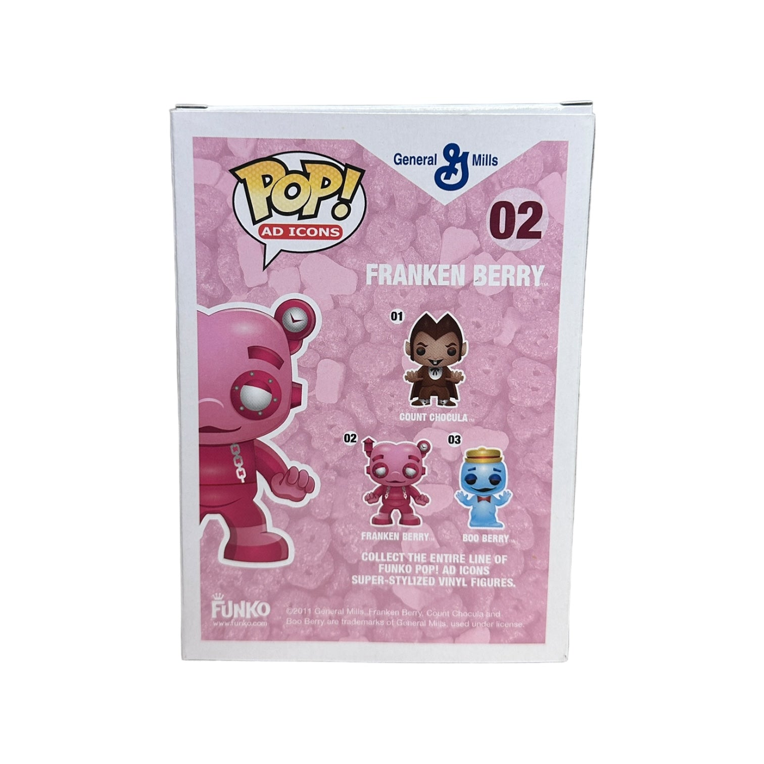 Franken Berry #04 (Metallic) Funko Pop! - Ad Icons - SDCC 2011 Exclusive LE480 Pcs - Condition 8.5/10