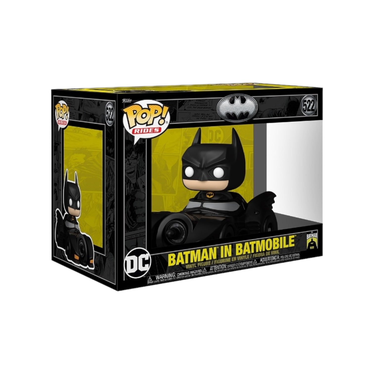 Batman in Batmobile #522 Funko Rides Pop! - Batman 85 Years