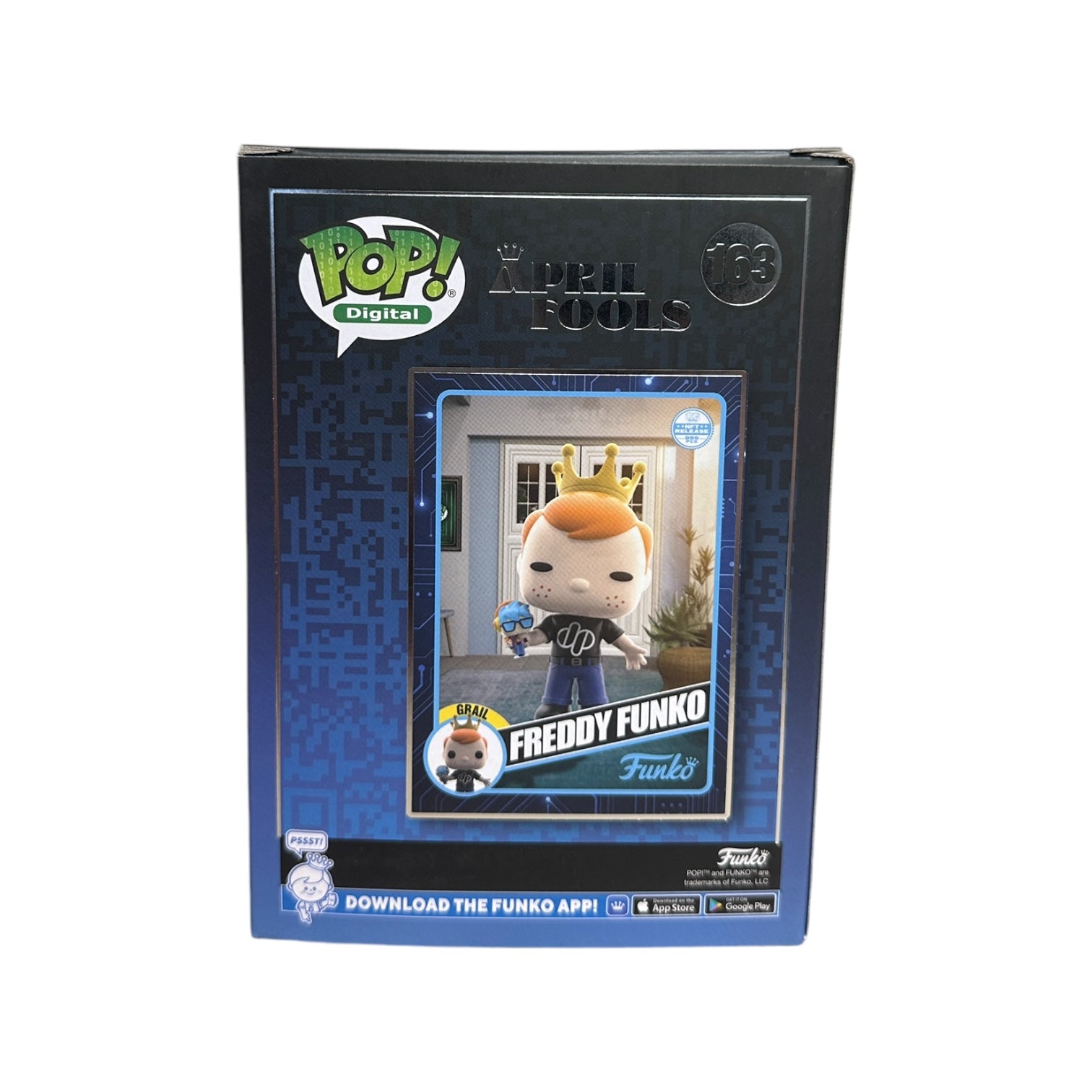 Freddy Funko #163 (w/ Max) Funko Pop! - April Fools - NFT Release Exclusive LE999 Pcs - Condition 9/10