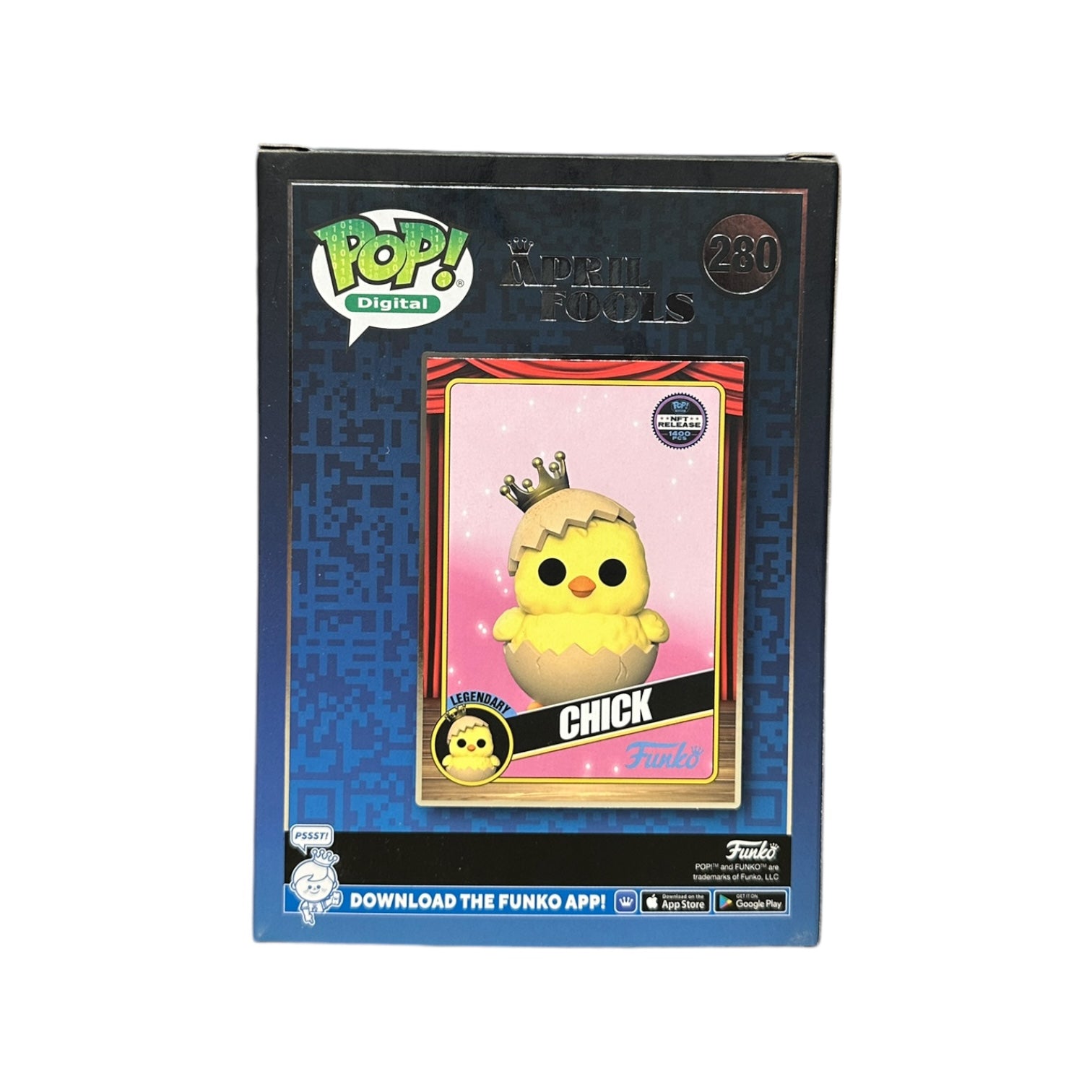 Chick #280 Funko Pop! - April Fools - NFT Release Exclusive LE1400 Pcs - Condition 9/10