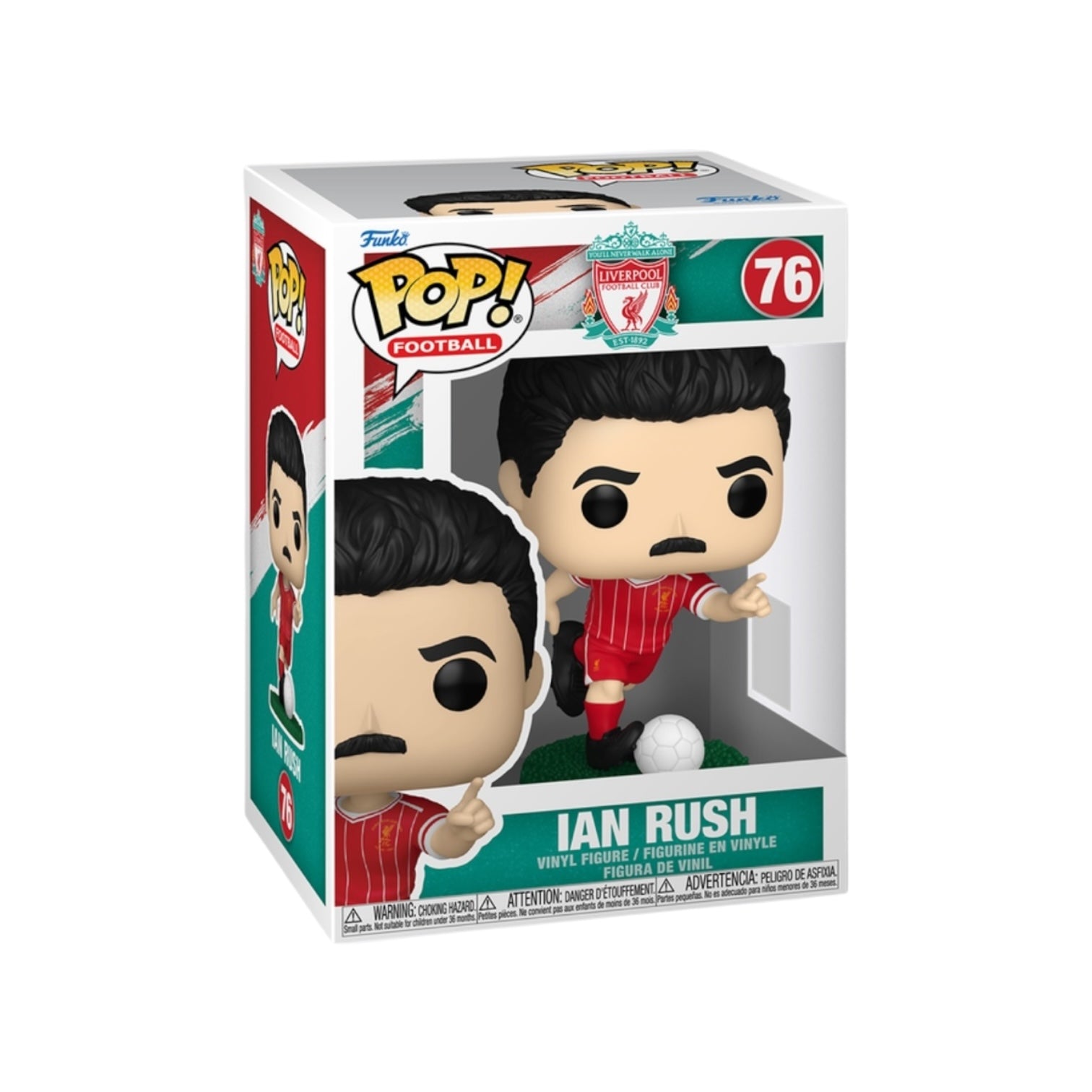 Ian Rush #76 Funko Pop - Liverpool Football Club - PREORDER