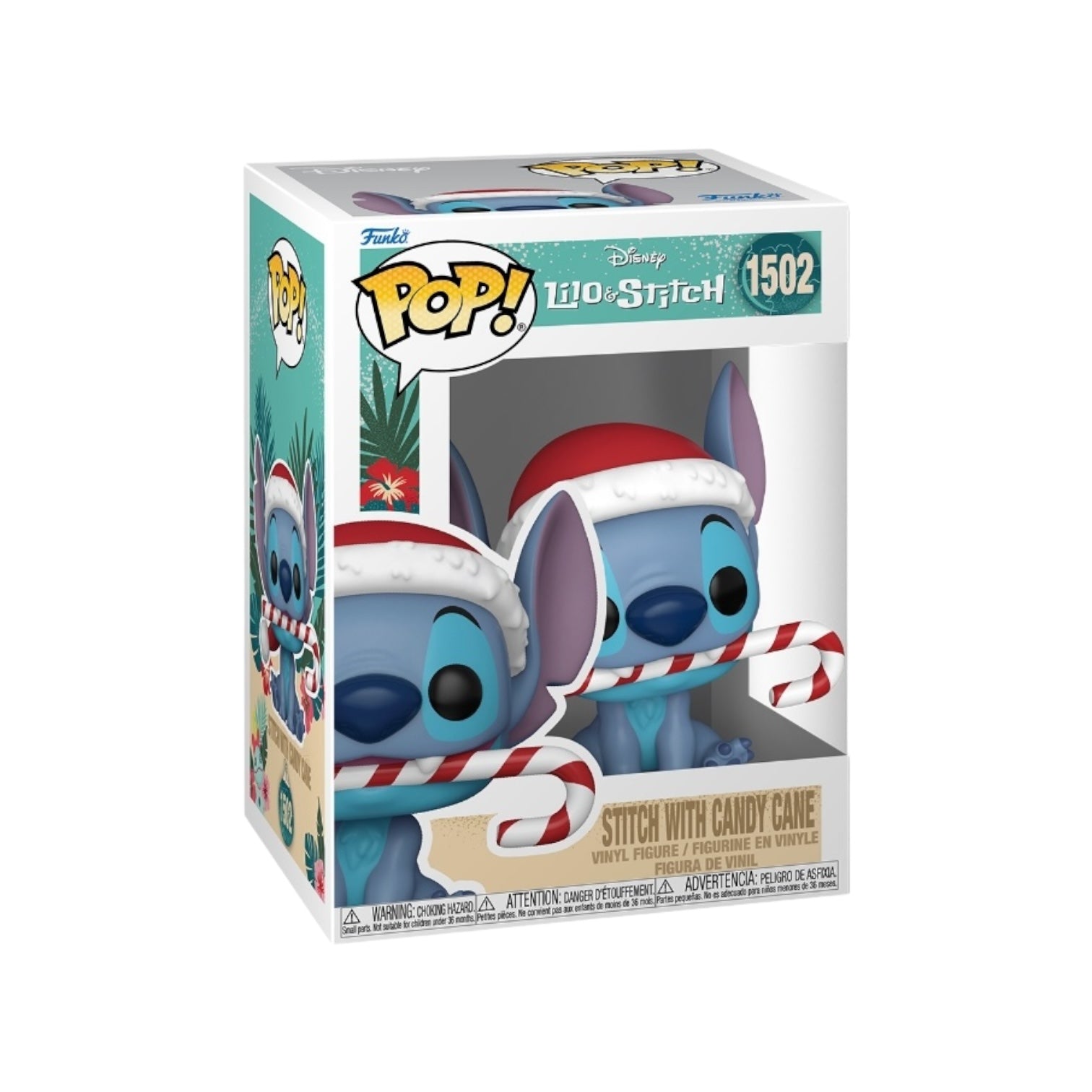 Stitch with Candy Cane #1502 Funko Pop! - Lilo & Stitch