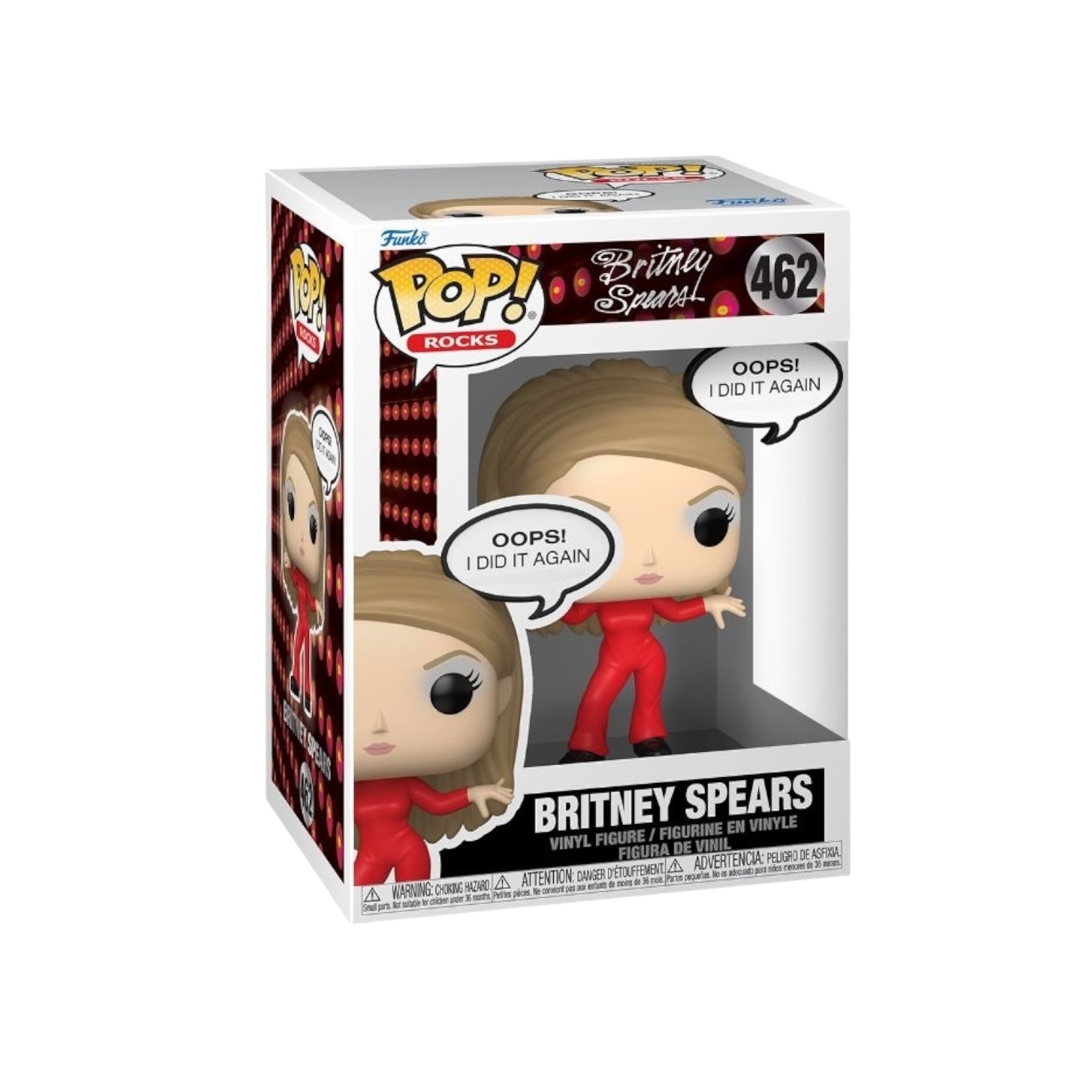 Britney Spears #462 (Oops I Did it again) Funko Sayings Pop - Britney Spear