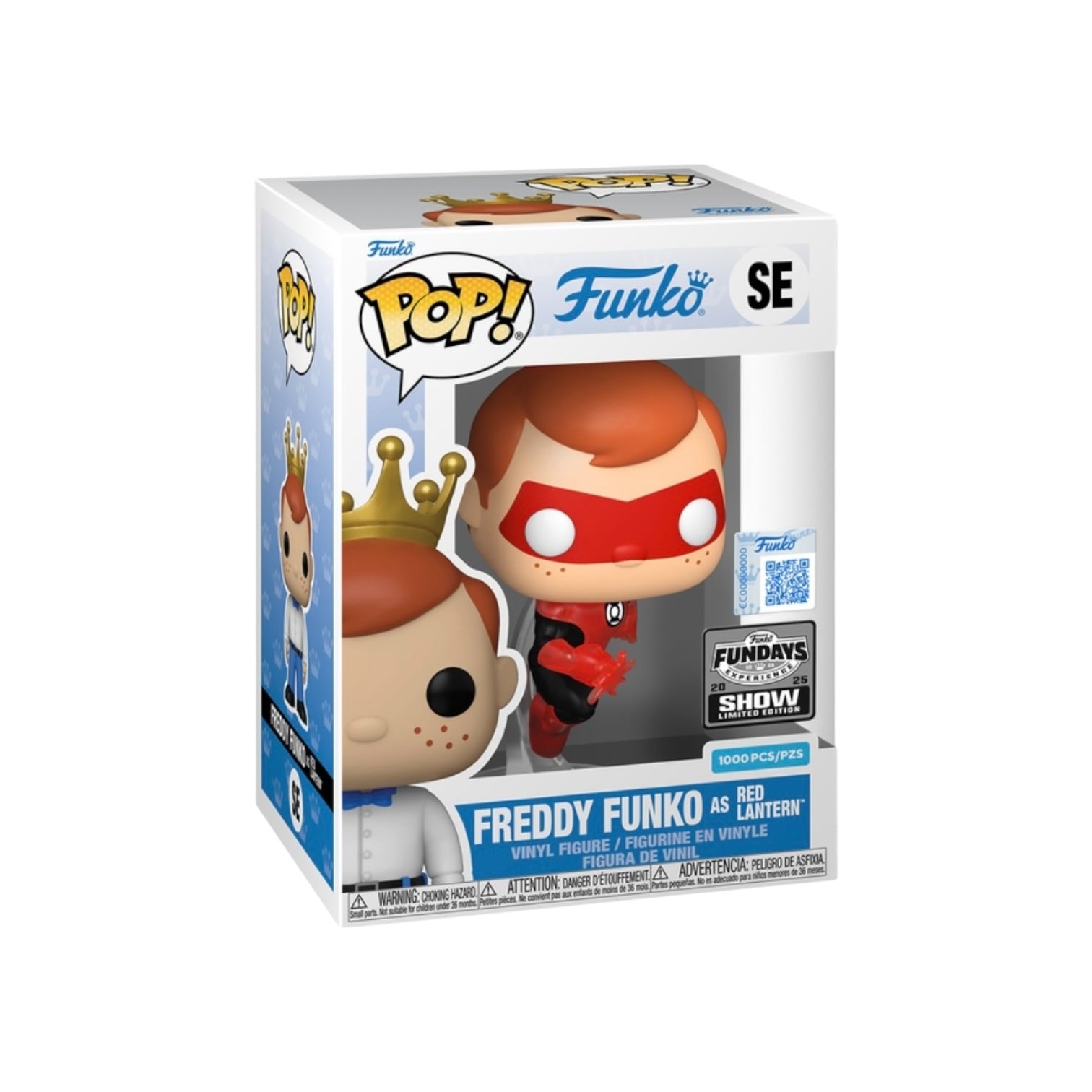Freddy Funko as Red Lantern (Translucent) Funko Pop! - DC - Fundays Experience 2025 Show Edition LE1000 Pcs