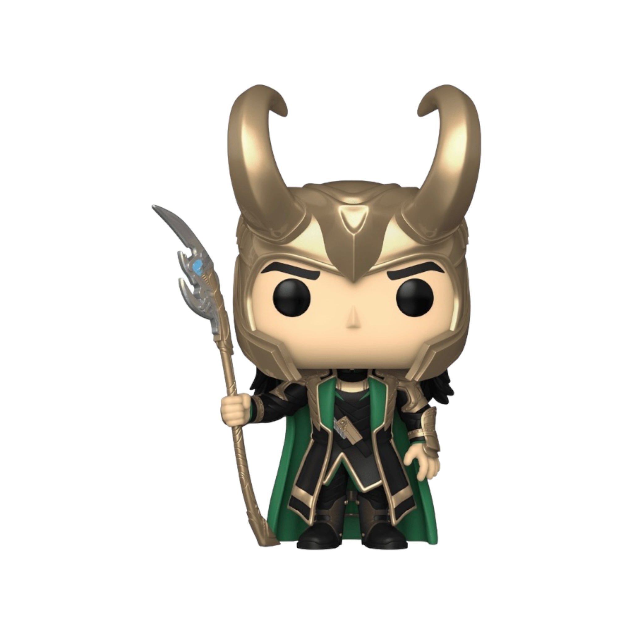 Loki with Scepter #985 (Glows in the Dark) Funko Pop! - The Avengers - Entertainment Earth Exclusive
