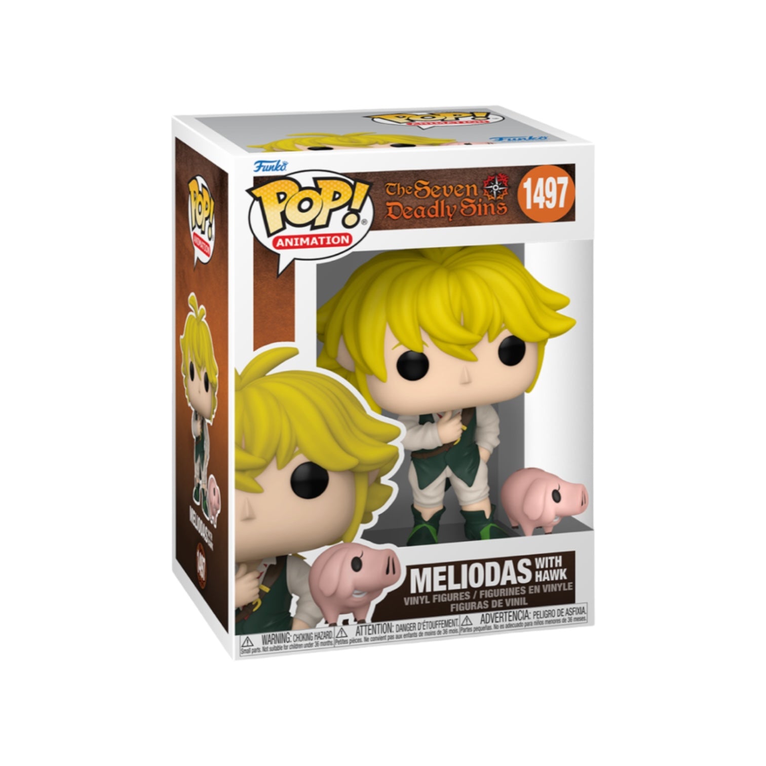 Meliodas w/ Hawk #1497 Funko Pop! The Seven Deadly Sins