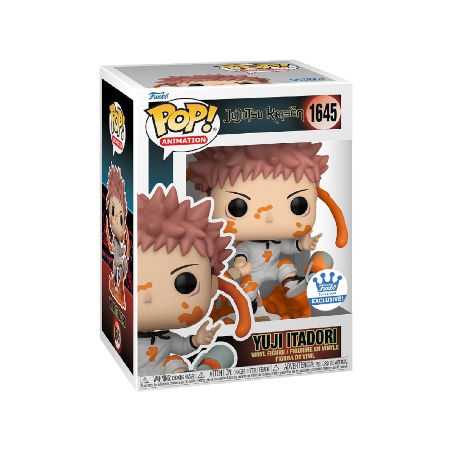 Yuji Itadori #1645 (w/ Paint Can) Funko Pop! - Jujutsu Kaisen - Funko Shop Exclusive