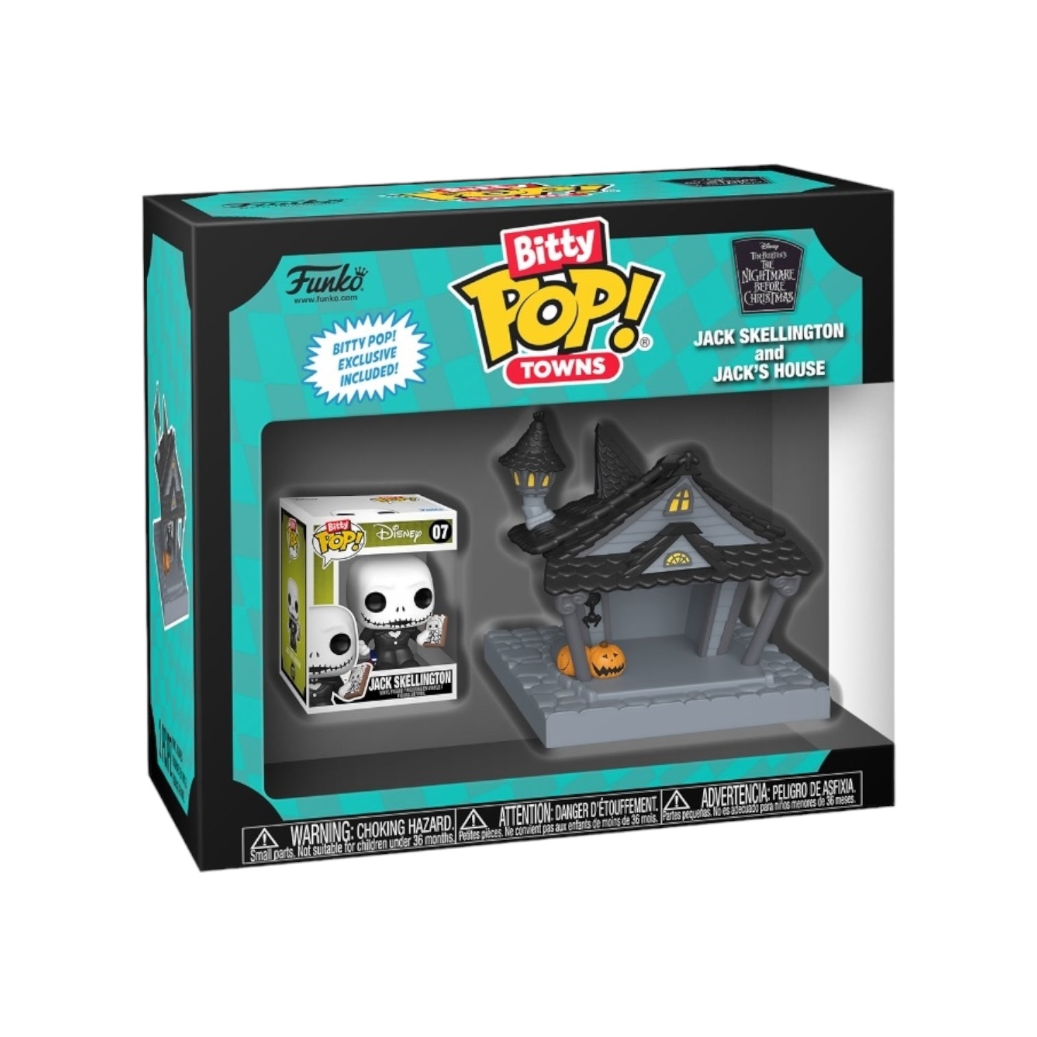 Jack Skellington and Jacks House Funko Bitty Pop Town - The Nightmare before Christmas