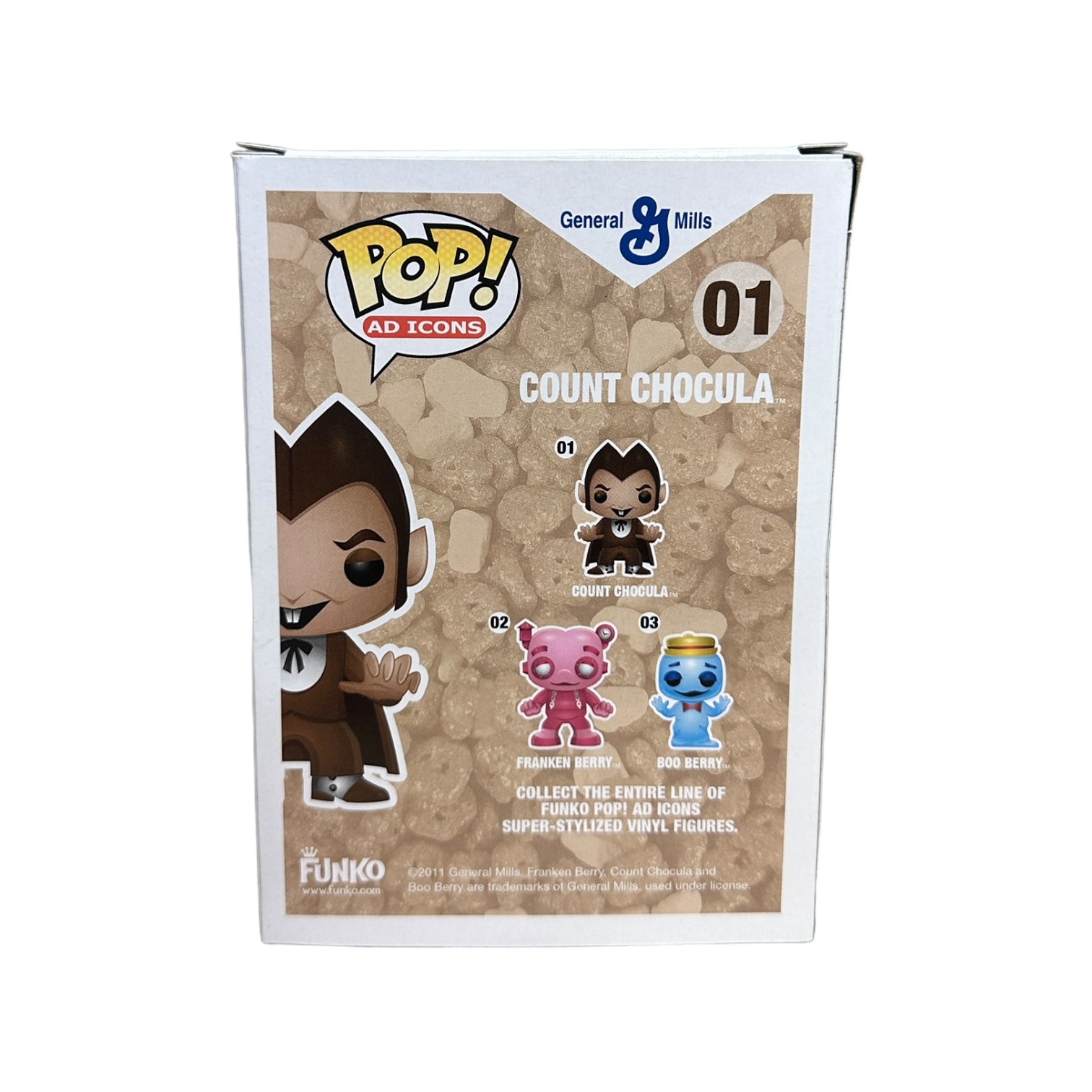 Count Chocula #01 (Metallic) Funko Pop! - Ad Icons - SDCC 2011 Exclusive LE480 Pcs - Condition 8.5/10