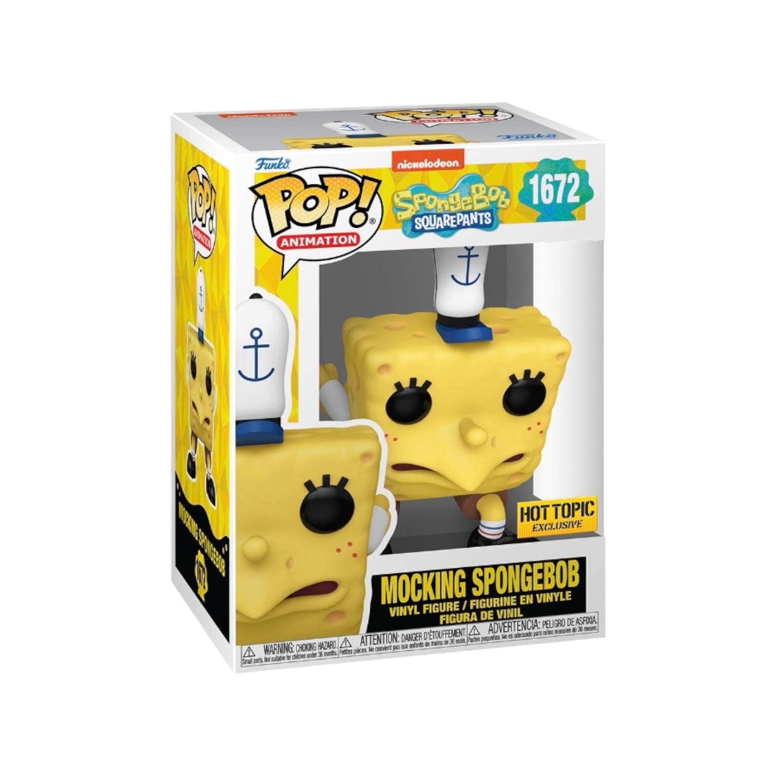 Mocking SpongeBob #1672 Funko Pop! - SpongeBob SquarePants - Hot Topic Exclusive