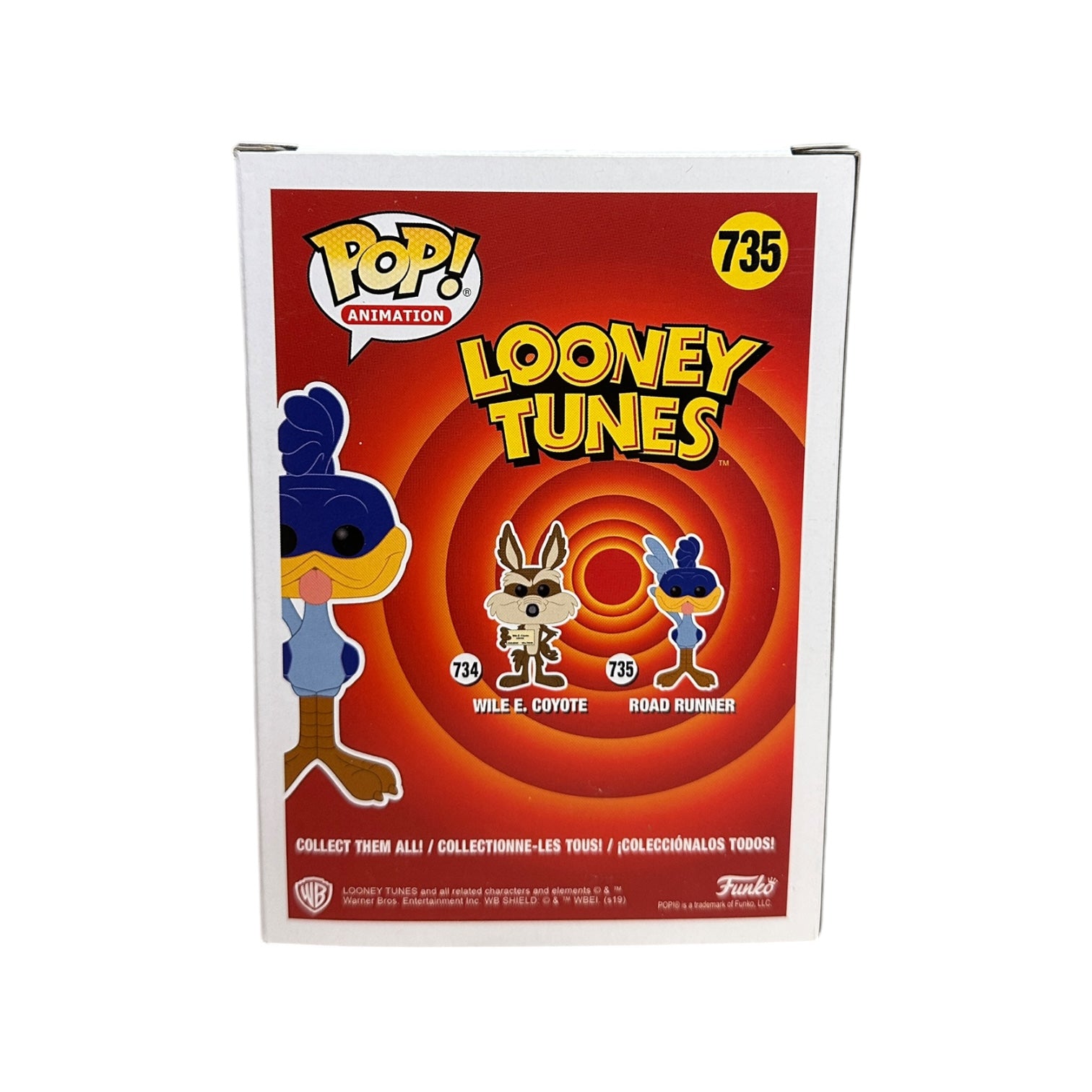 Road Runner #735 Funko Pop! - Looney Tunes - Funko Shop Exclusive - Condition 8.75/10
