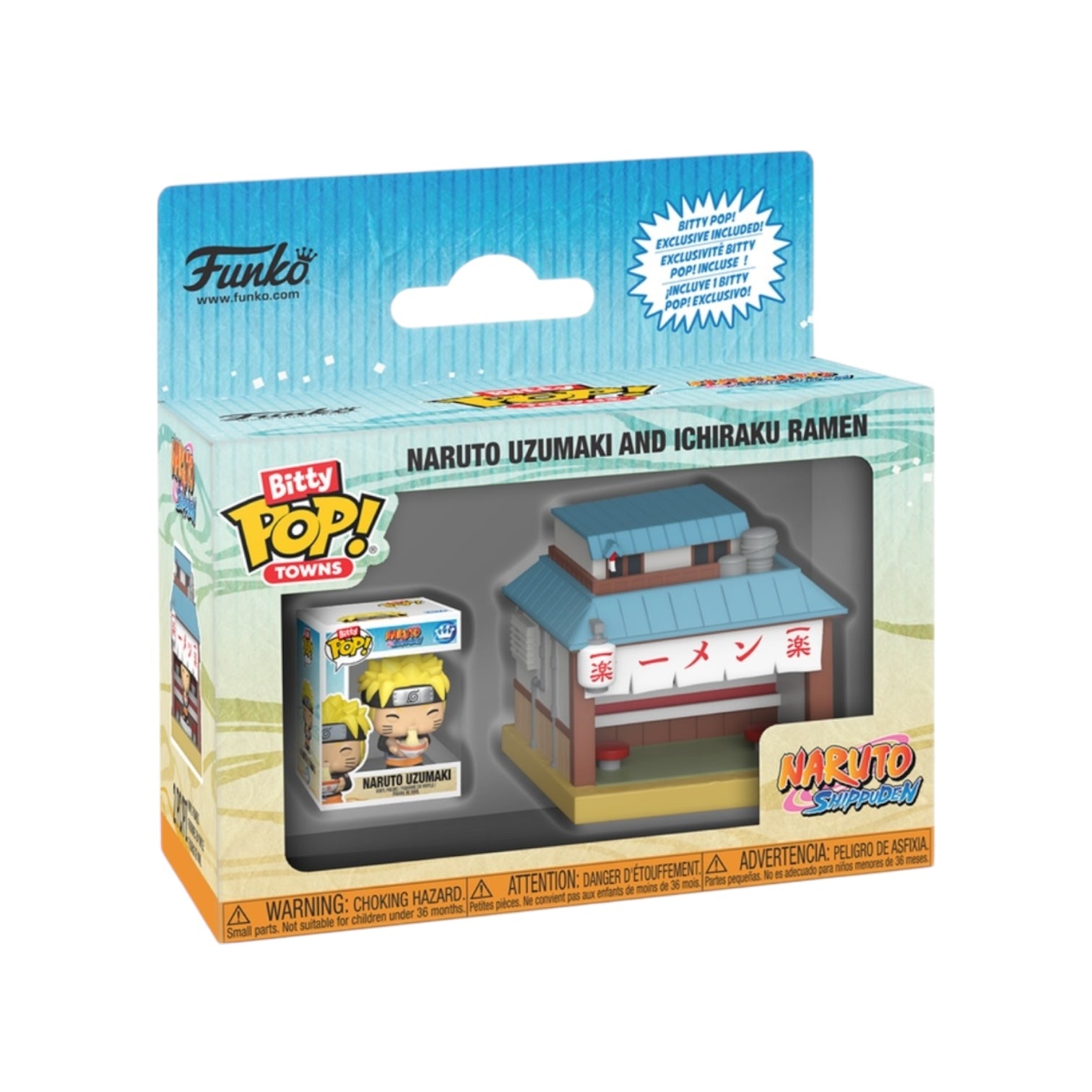 Naruto Uzumaki and Ichiraku Ramen Funko Bitty Pop Town - Naruto: Shippuden - PREORDER