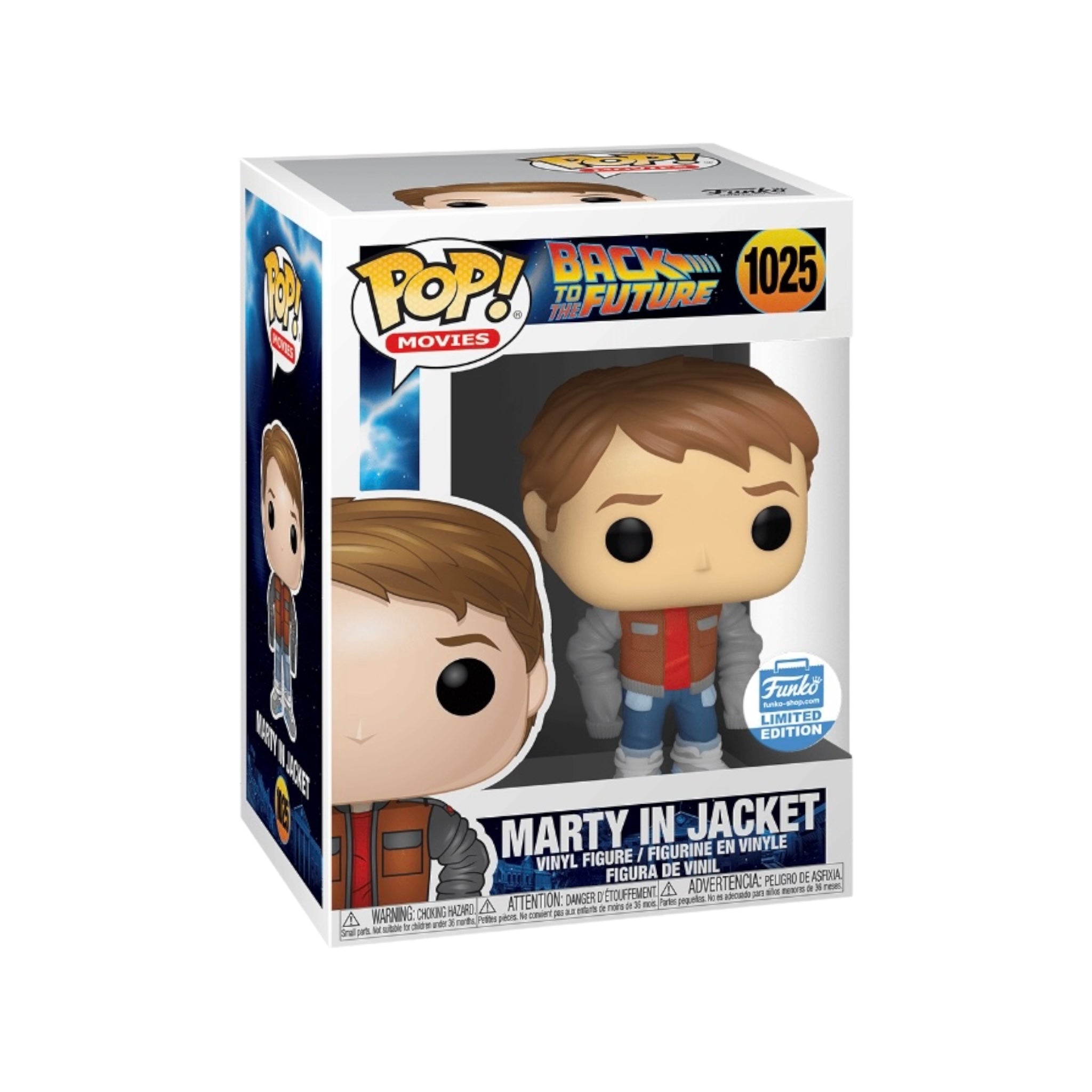 Marty in Jacket #1025 Funko Pop! - Back to The Future - Funko Shop Exclusive