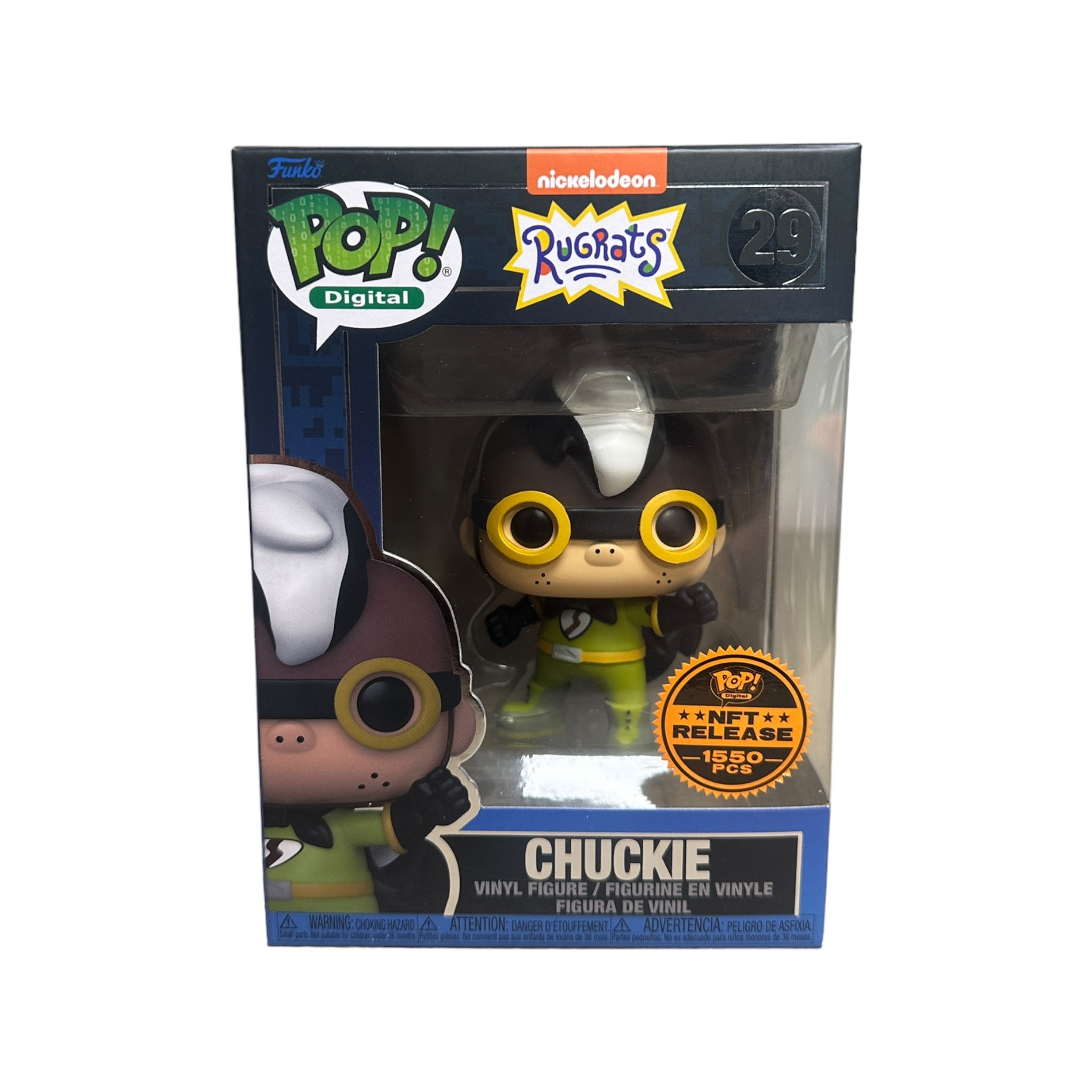 Chuckie #29 Funko Pop! - Rugrats - NFT Release Exclusive LE1550 Pcs - Condition 8.75/10