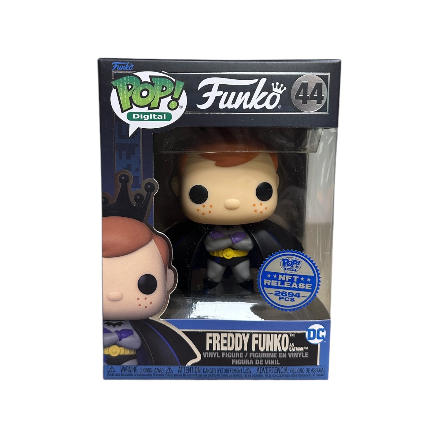 Freddy Funko as Batman #44 Funko Pop! - DC - NFT Release Exclusive LE2694 Pcs - Condition 9/10